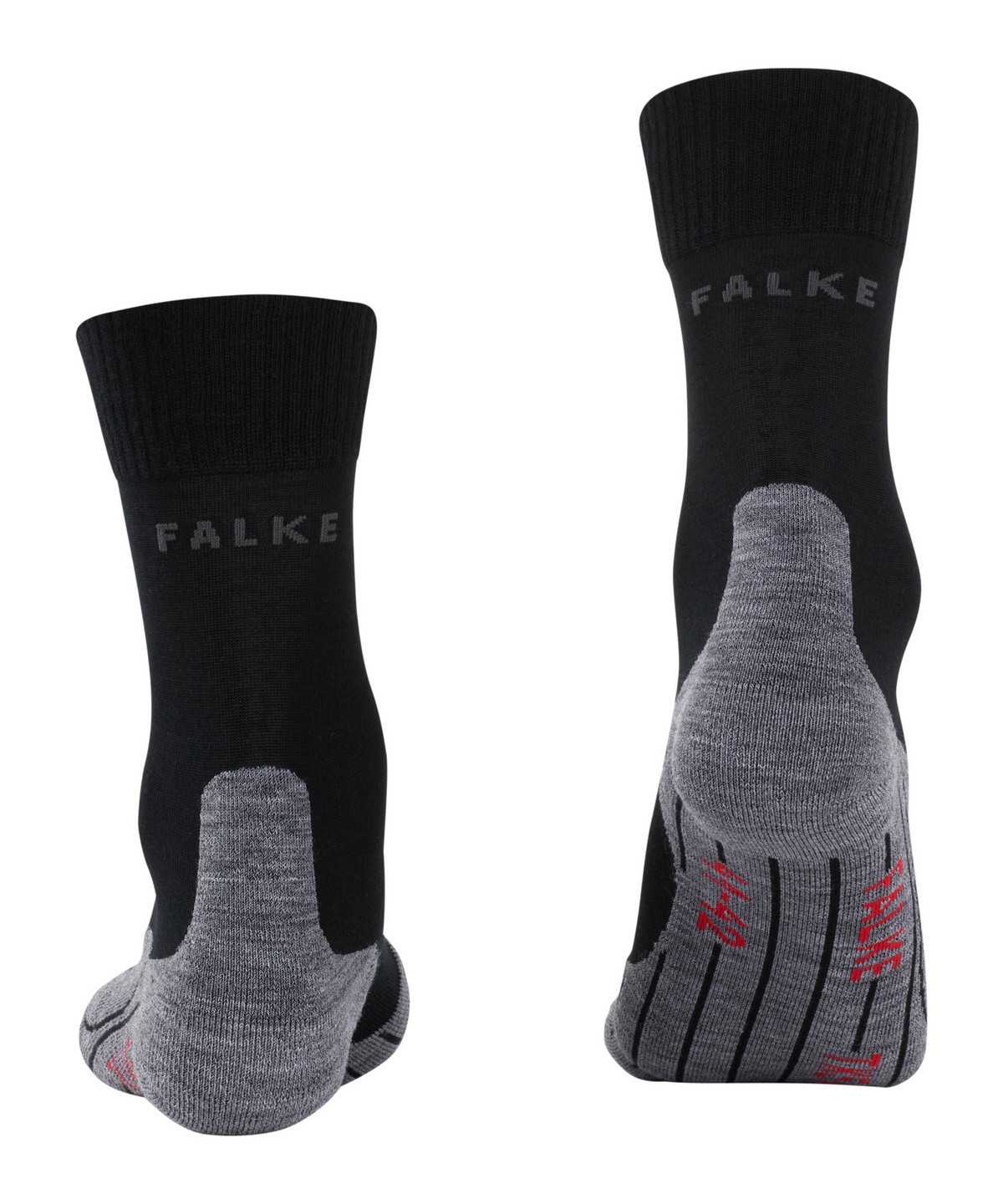 Calzini Uomo Falke TK5 Wander Trekking Socks Nere | OTSB69153