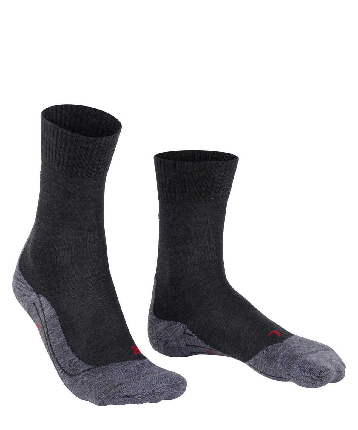 Calzini Uomo Falke TK5 Wander Trekking Socks Grigie | XKRZ34092