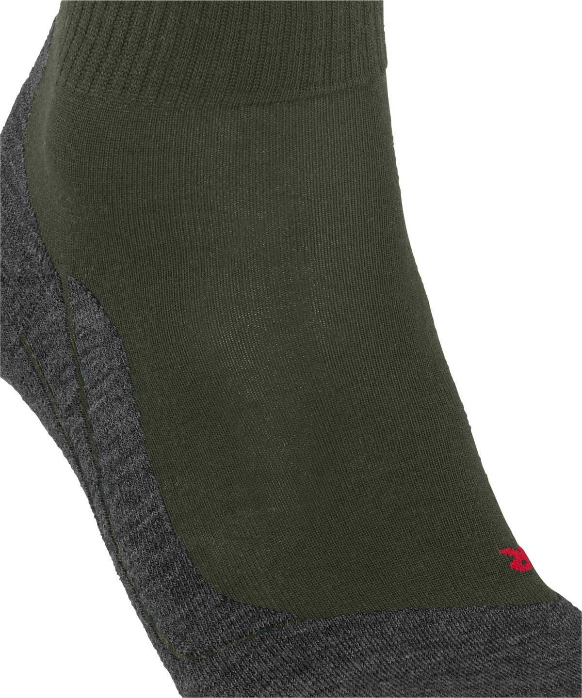 Calzini Uomo Falke TK5 Wander Wool Short Trekking Short sock Verdi | ZXBJ90735