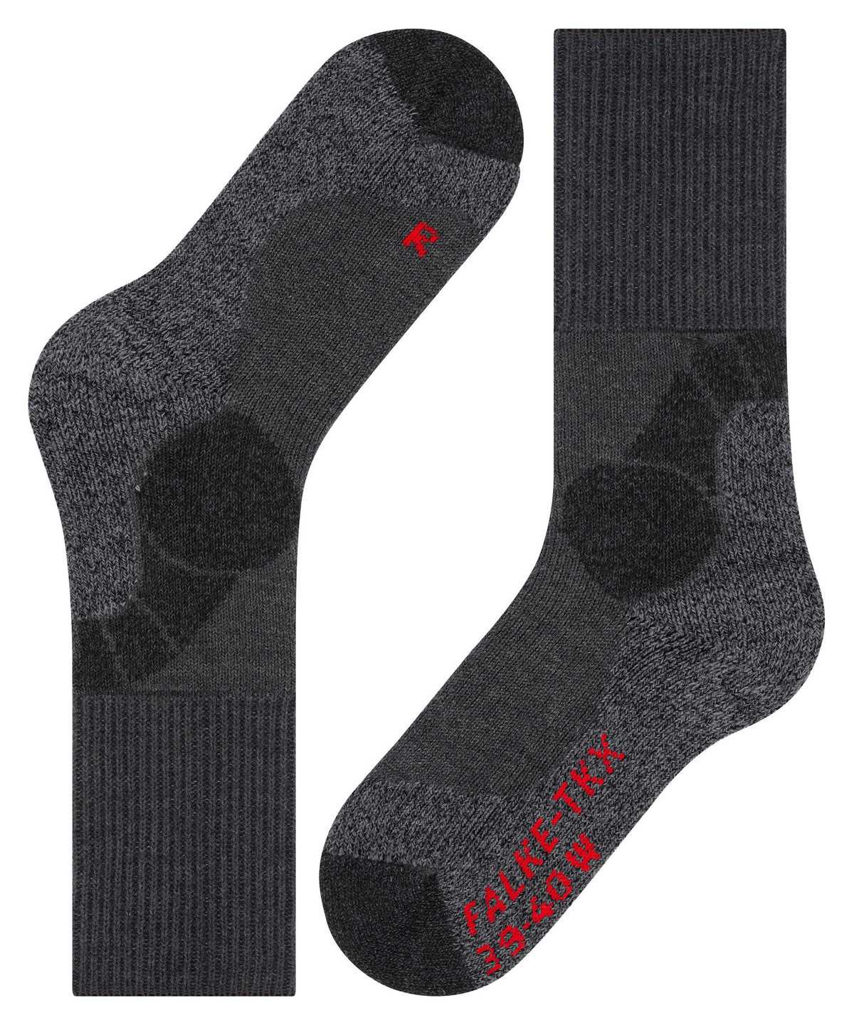 Calzini Uomo Falke TK-X Expedition Trekking Socks Grigie | DVSL49150