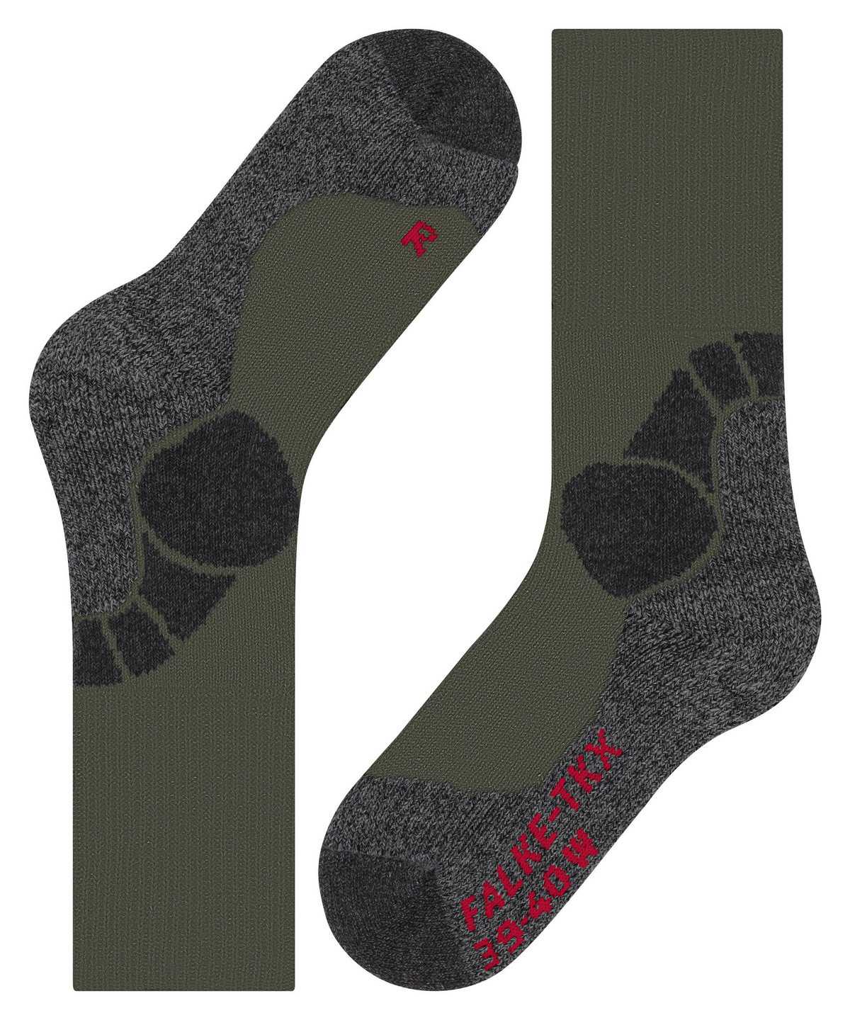 Calzini Uomo Falke TK-X Expedition Trekking Socks Verdi | MRLH47302