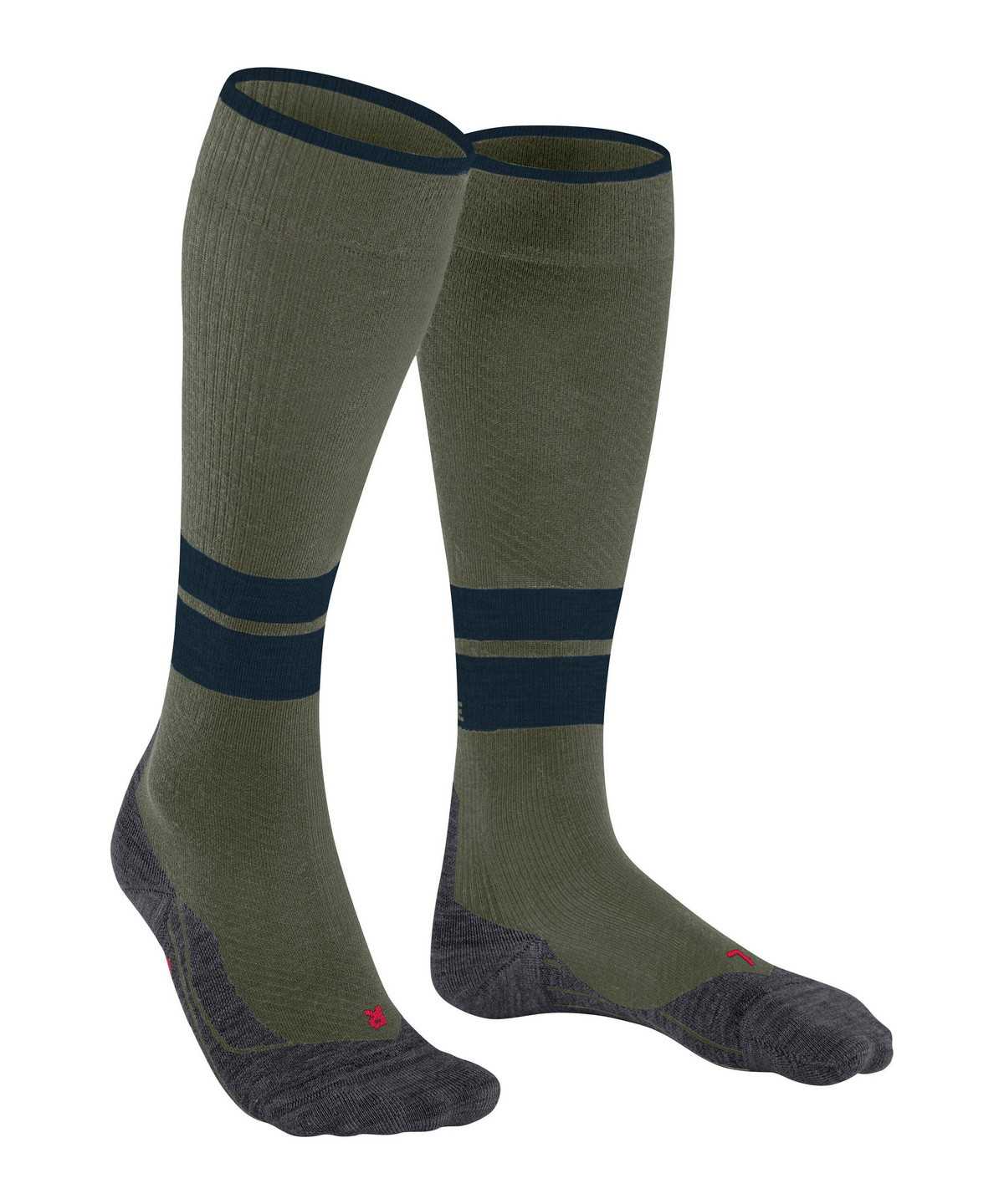 Calzini Uomo Falke TK Compression Energy Trekking Knee-high Socks Verdi | ZNQS73520