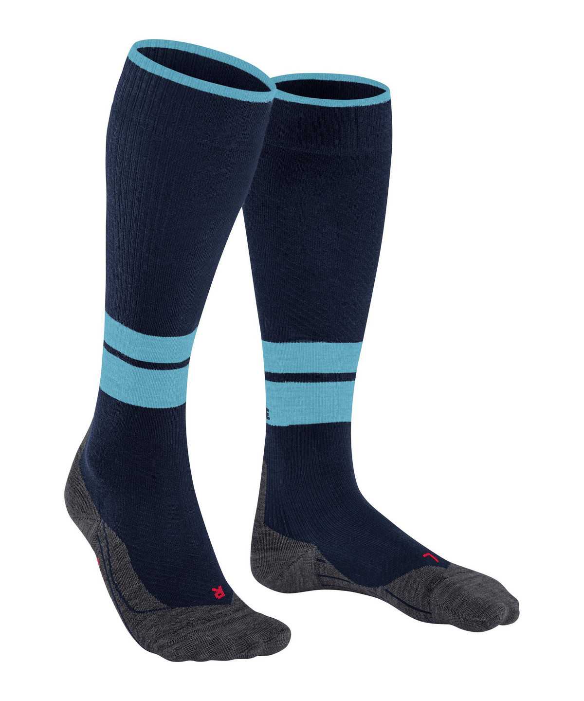 Calzini Uomo Falke TK Compression Energy Trekking Knee-high Socks Blu | HBMX42670