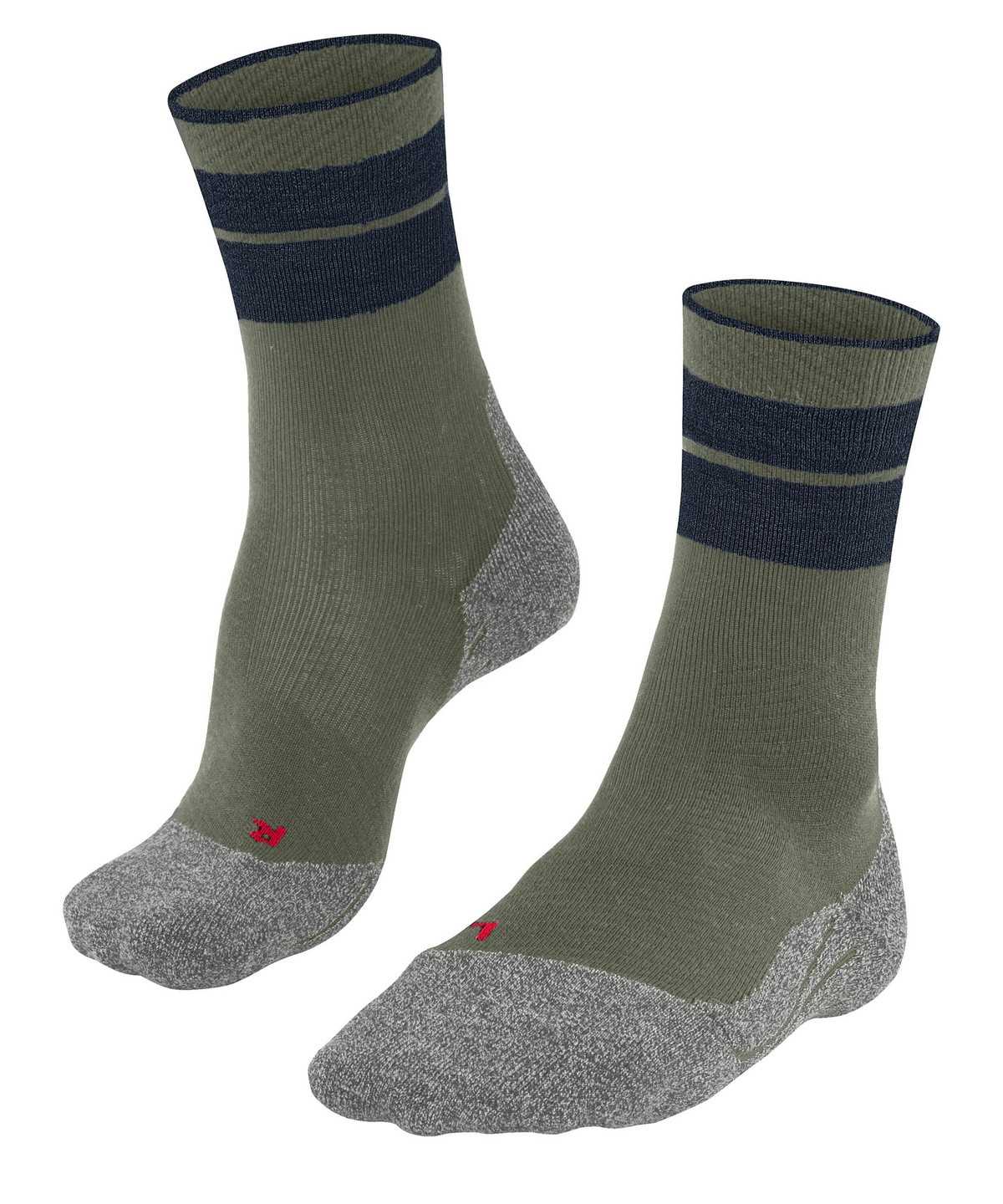 Calzini Uomo Falke TK Stabilizing Trekking Socks Verdi | QZAV72603