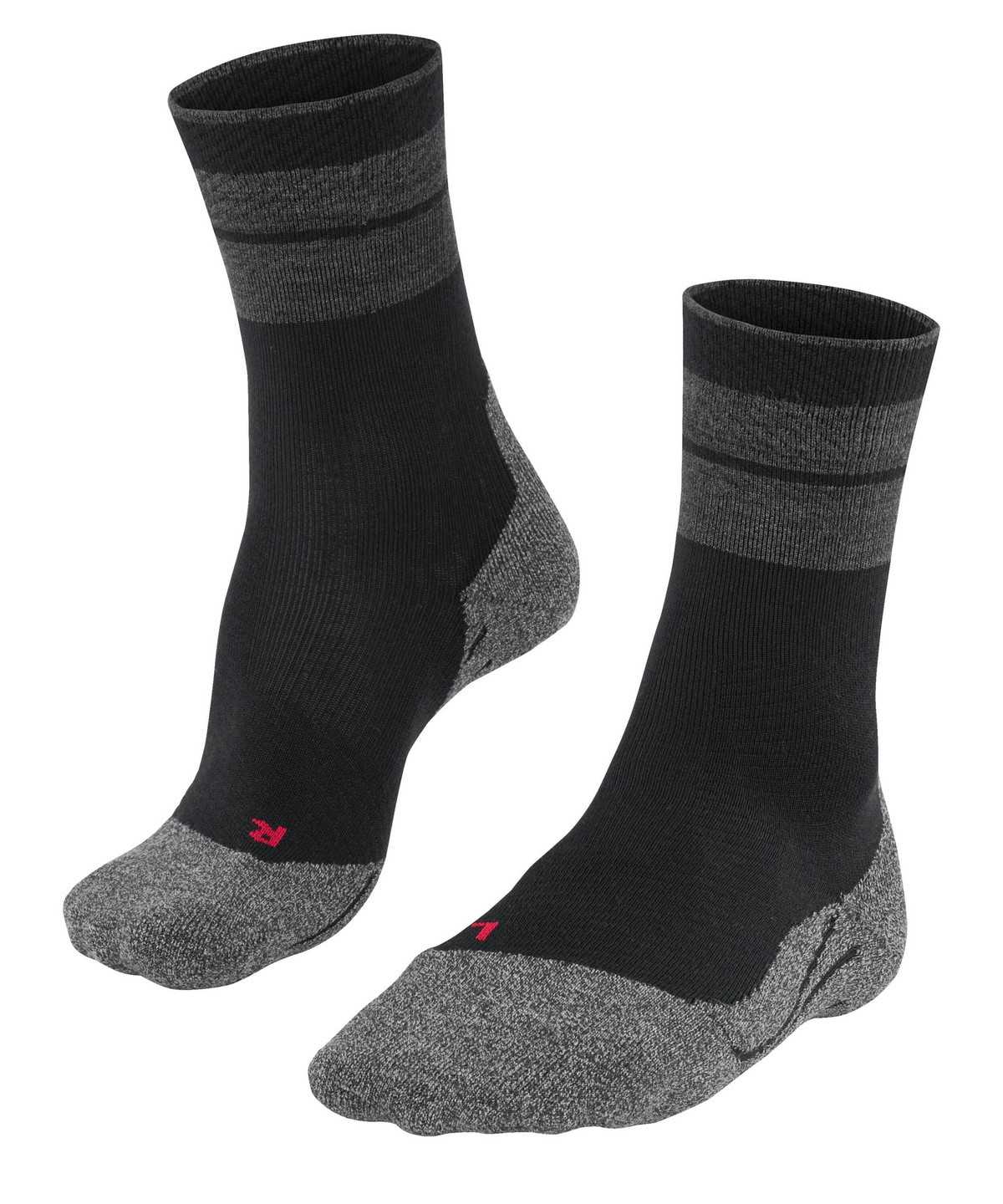 Calzini Uomo Falke TK Stabilizing Trekking Socks Nere | GQJK72609