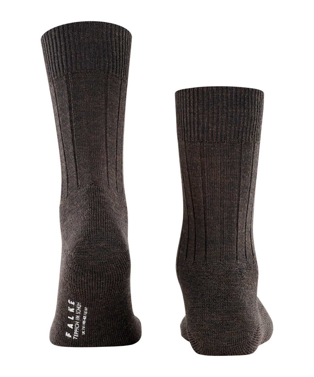 Calzini Uomo Falke Teppich im Schuh Socks Marroni | GUQH89241