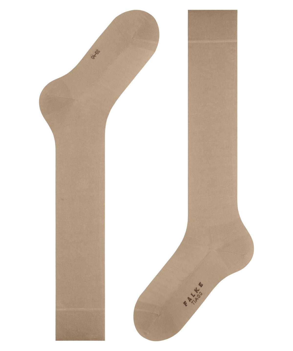 Calzini Uomo Falke Tiago Knee-high Socks Beige | WUXD91564