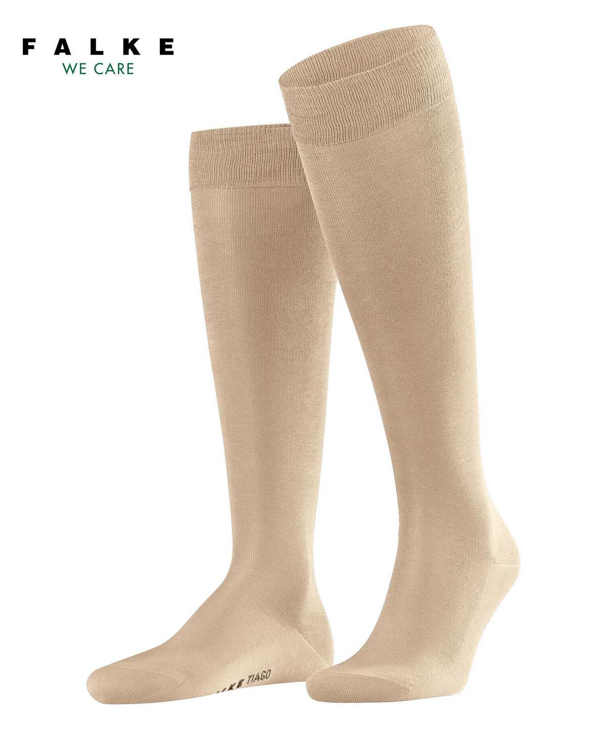 Calzini Uomo Falke Tiago Knee-high Socks Beige | WUXD91564