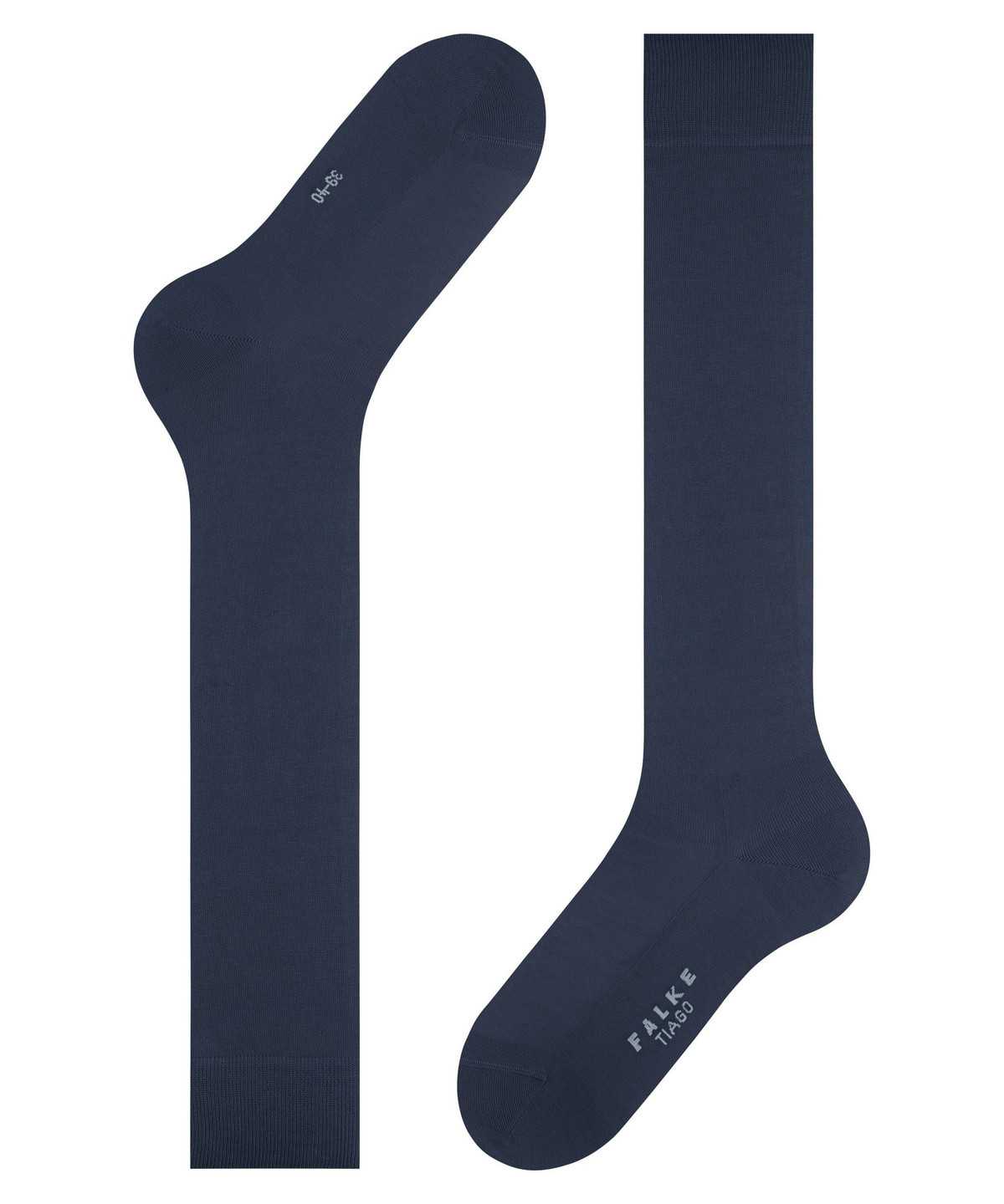 Calzini Uomo Falke Tiago Knee-high Socks Blu | WQTD27963