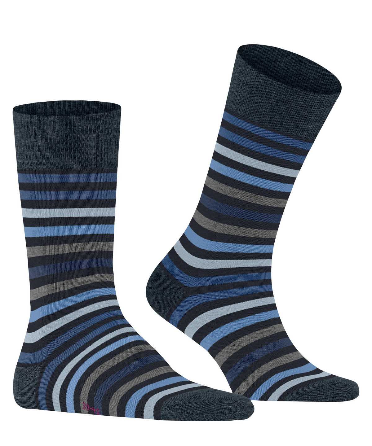 Calzini Uomo Falke Tinted Stripe Socks Blu | VCAJ38417