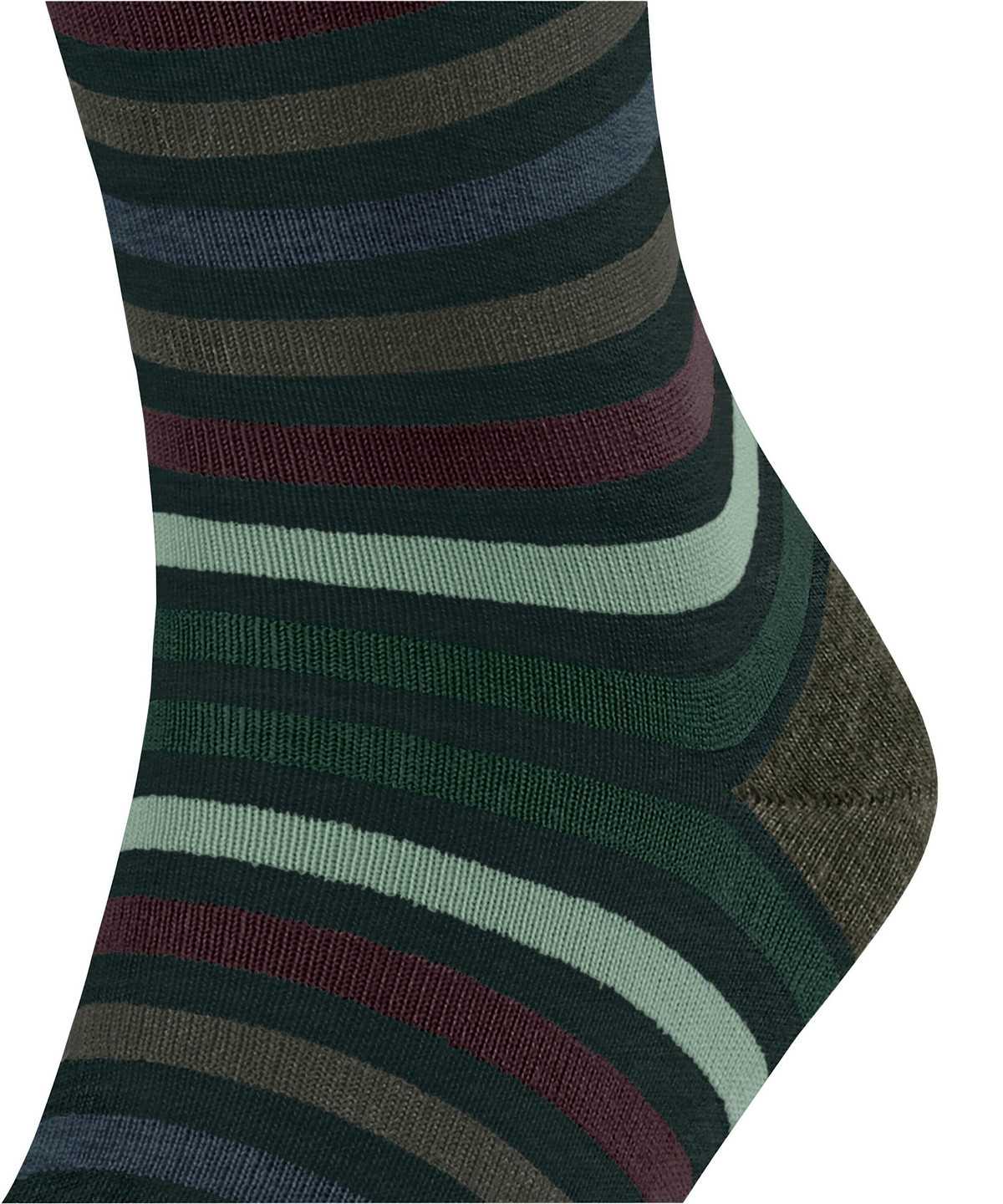 Calzini Uomo Falke Tinted Stripe Socks Verdi | IHKL73140