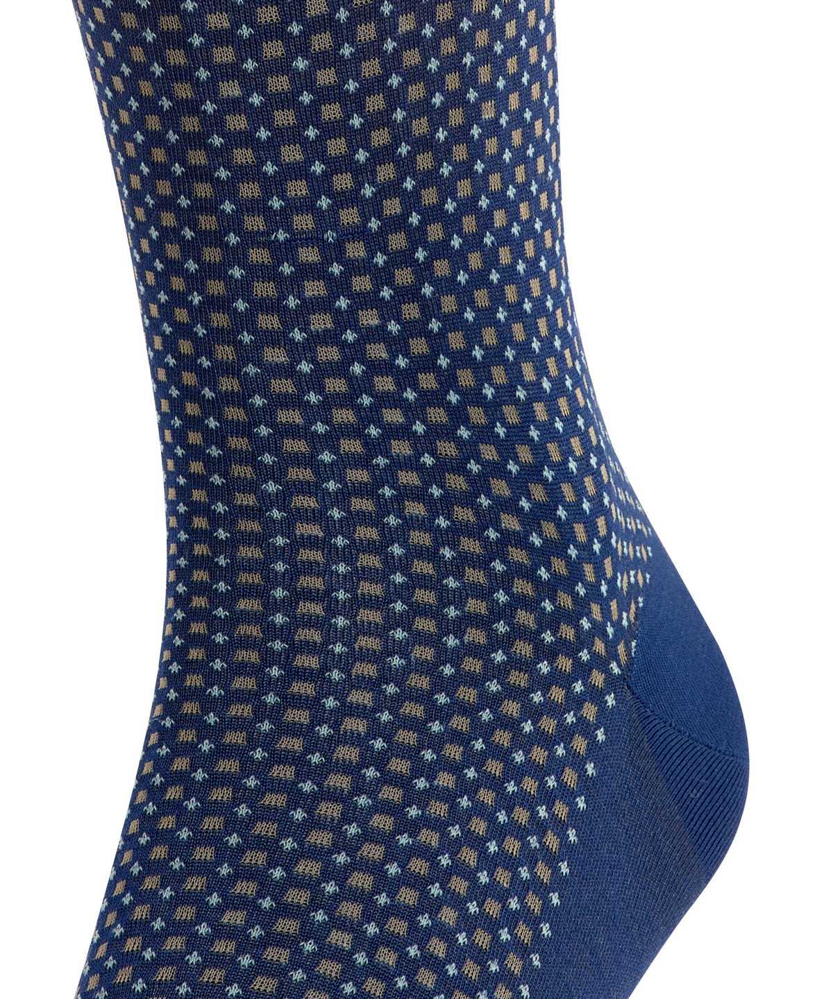 Calzini Uomo Falke Uptown Tie Knee-high Socks Blu | BRKN21397