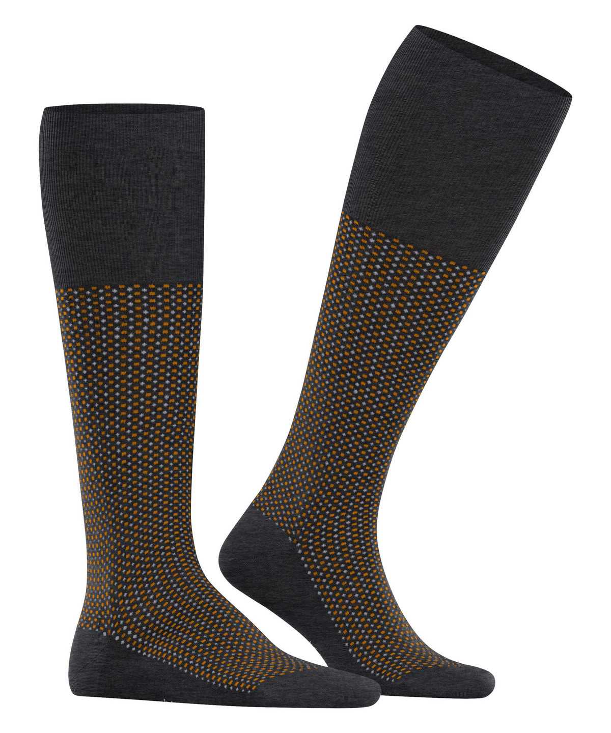 Calzini Uomo Falke Uptown Tie Knee-high Socks Grigie | BGNW81359