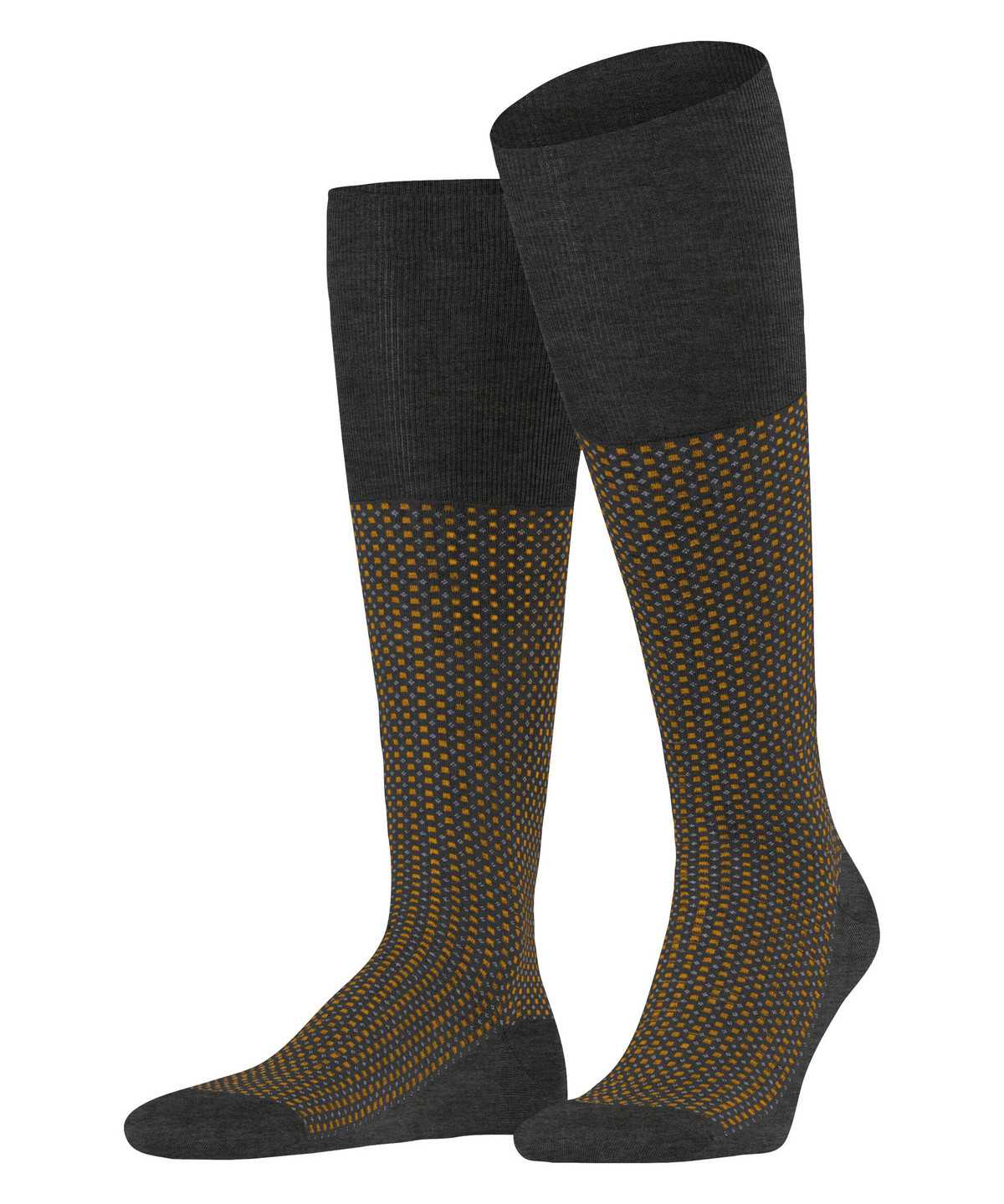 Calzini Uomo Falke Uptown Tie Knee-high Socks Grigie | BGNW81359