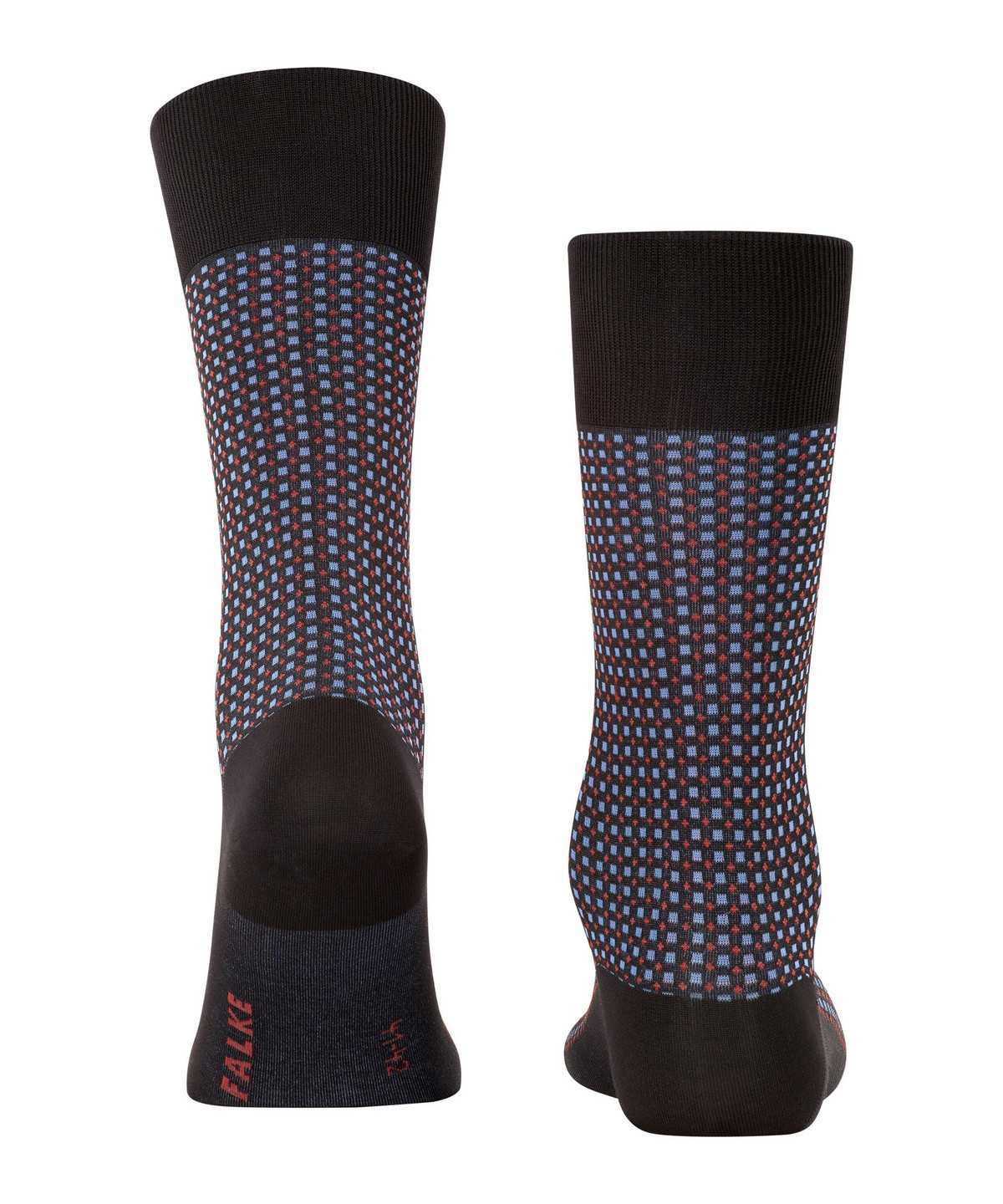 Calzini Uomo Falke Uptown Tie Socks Nere | QGXV21698