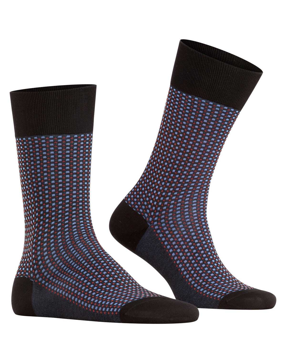 Calzini Uomo Falke Uptown Tie Socks Nere | QGXV21698