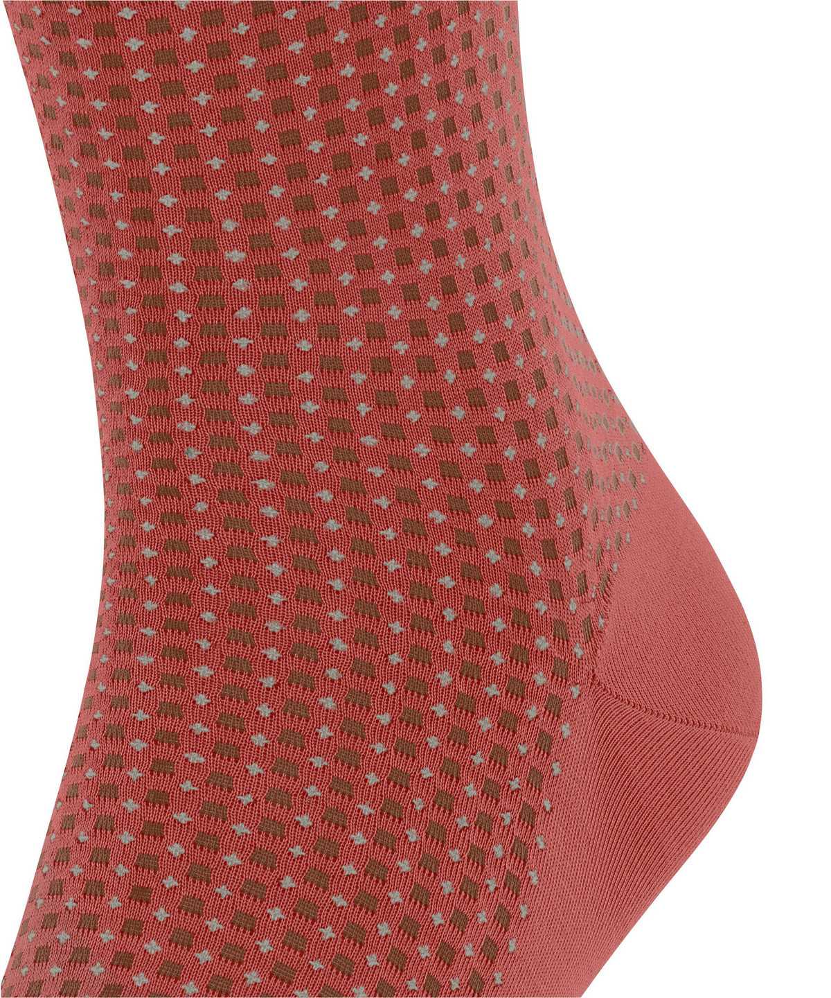 Calzini Uomo Falke Uptown Tie Socks Rosse | AHDT59174