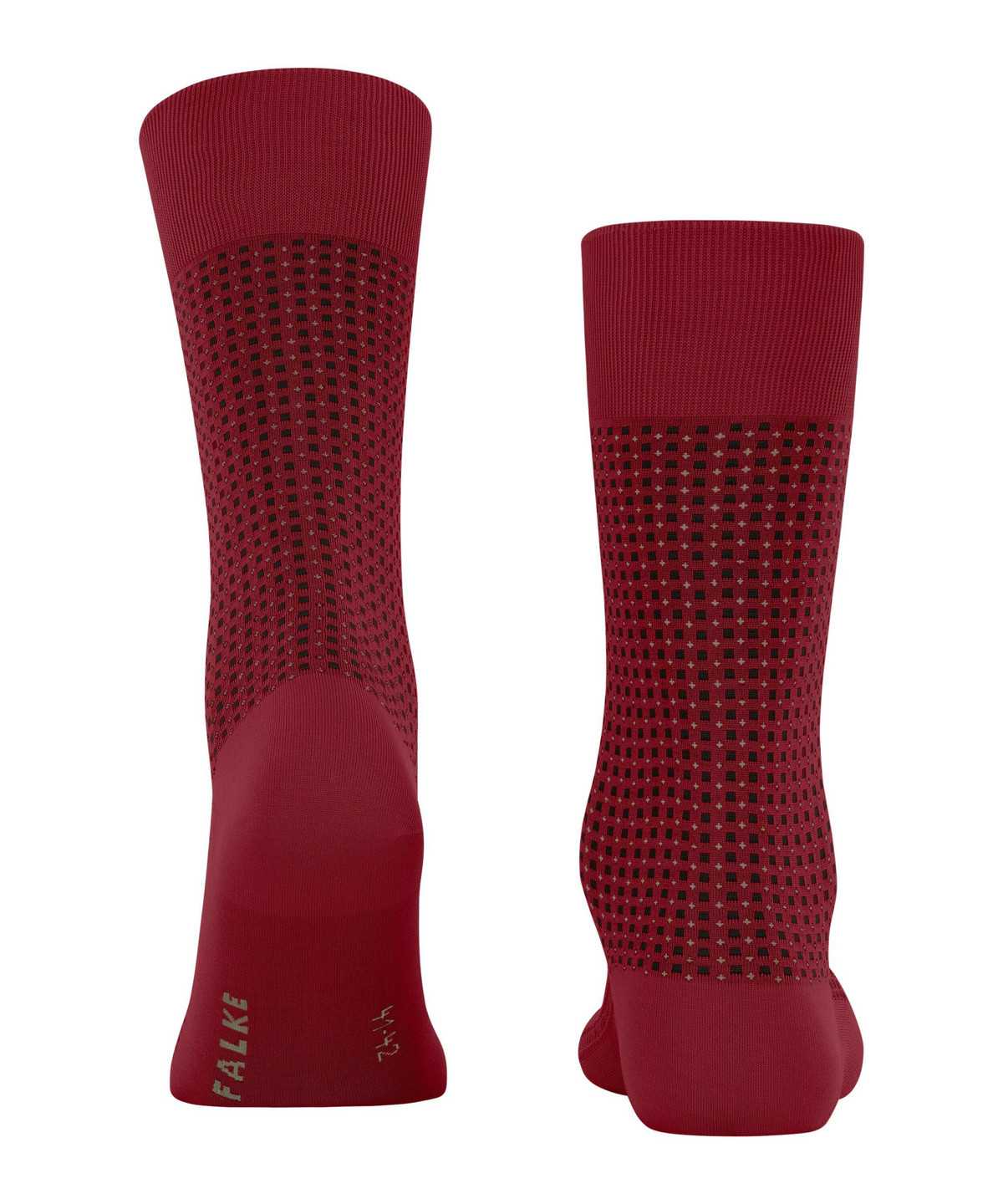 Calzini Uomo Falke Uptown Tie Socks Rosse | DFTY27910