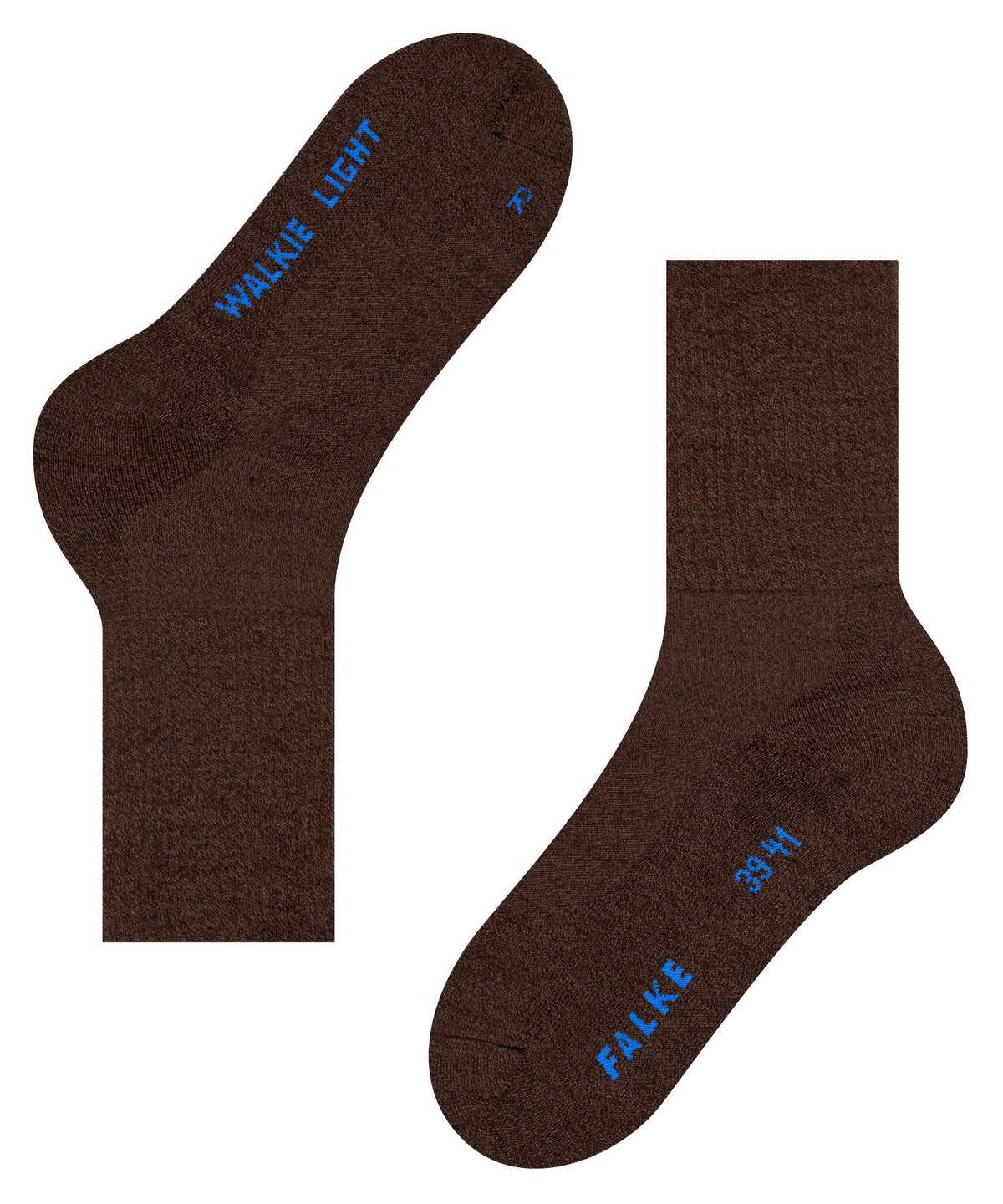 Calzini Uomo Falke Walkie Light Boot socks Marroni | HNYD52713