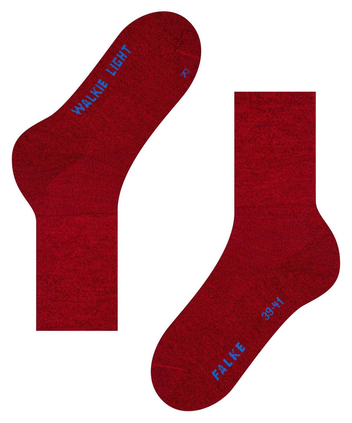 Calzini Uomo Falke Walkie Light Boot socks Rosse | VQTJ67241