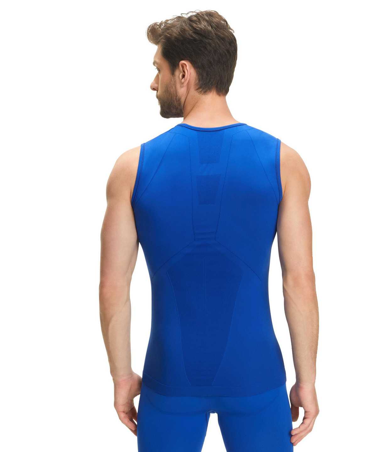 Functional Underwear Uomo Falke Singlet Warm Blu | GEHA72853