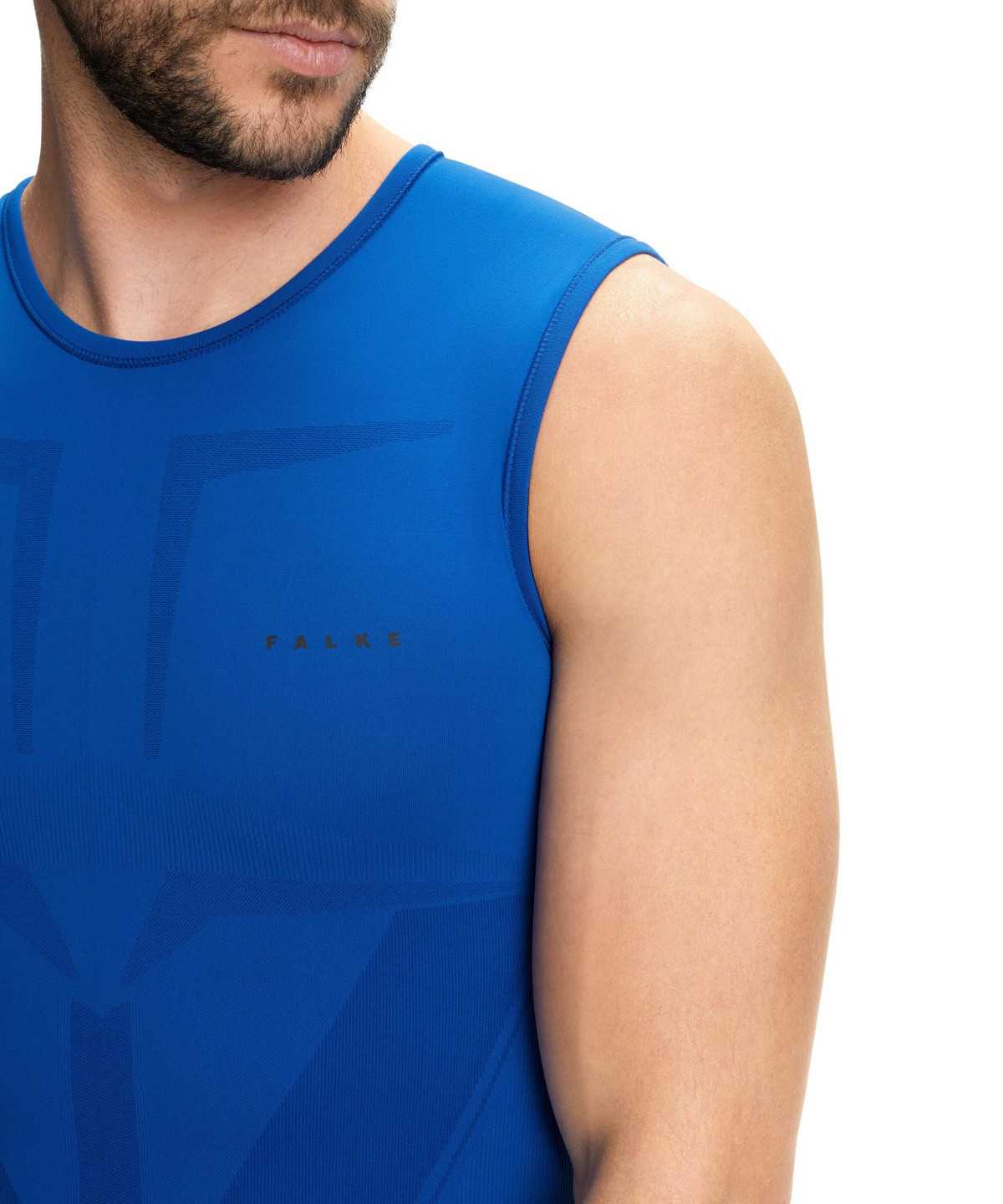 Functional Underwear Uomo Falke Singlet Warm Blu | GEHA72853