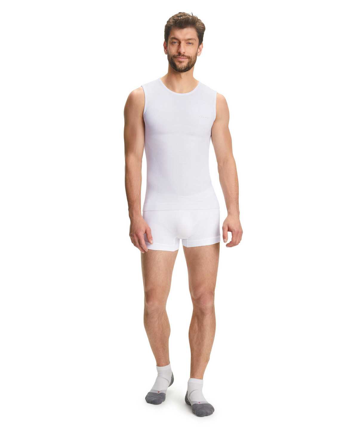 Functional Underwear Uomo Falke Singlet Warm Bianche | NGMY16820