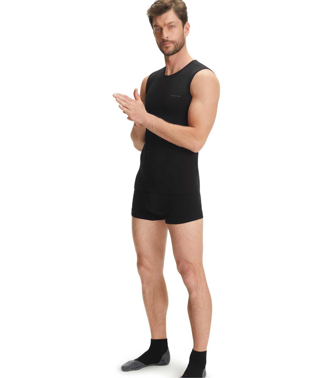 Functional Underwear Uomo Falke Singlet Warm Nere | WVQZ82706