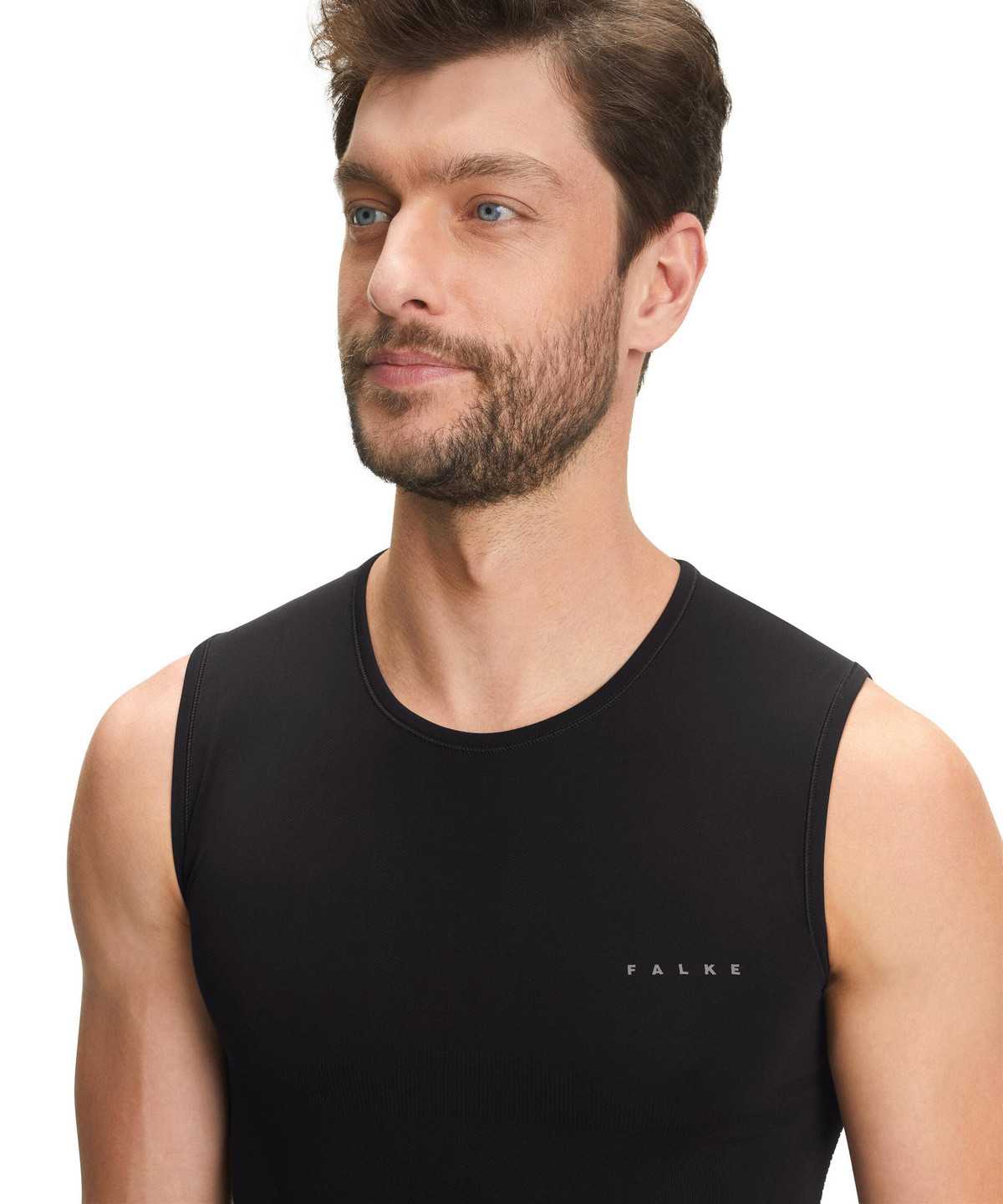 Functional Underwear Uomo Falke Singlet Warm Nere | WVQZ82706