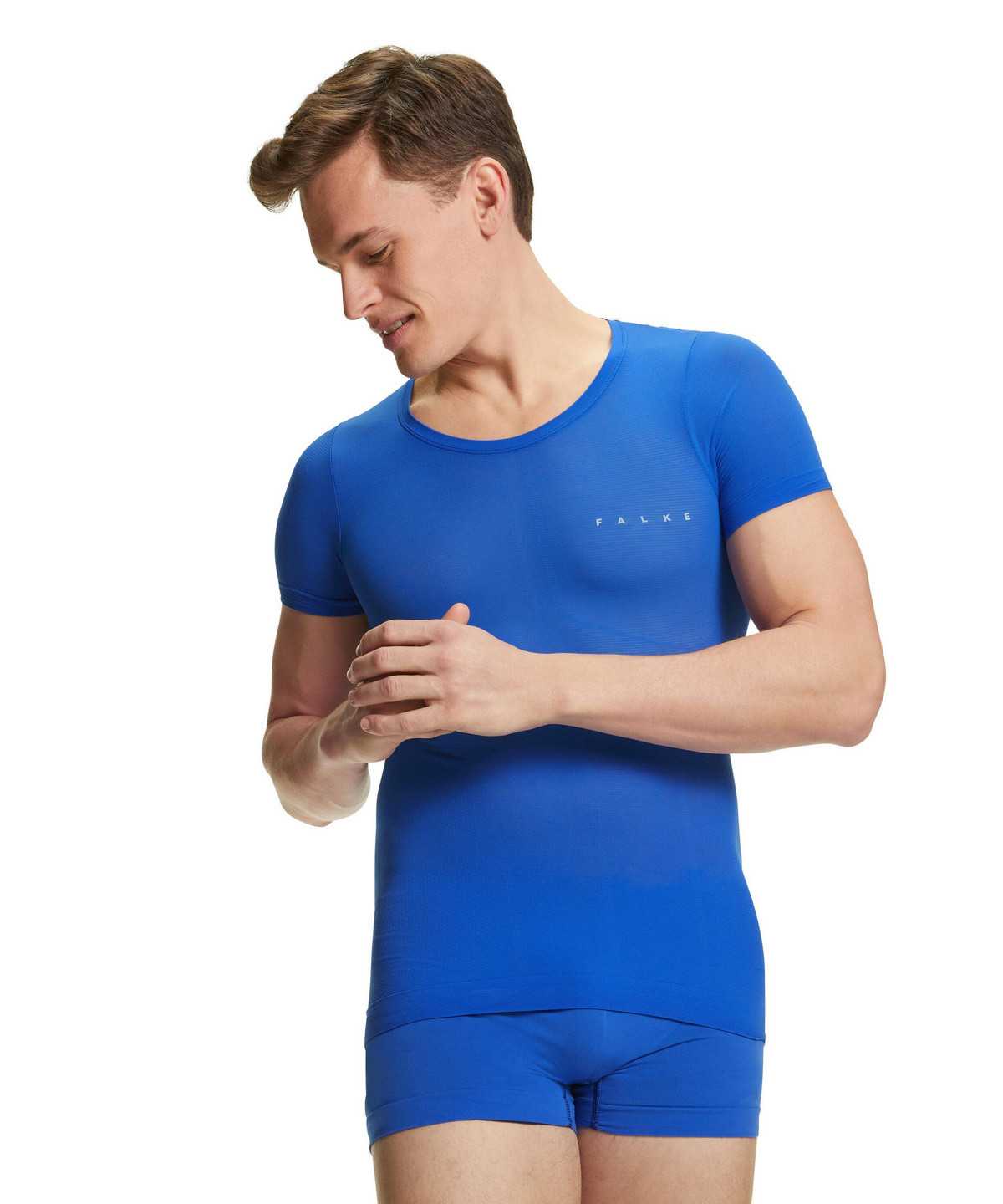 Functional Underwear Uomo Falke T-Shirt Ultralight Cool Blu | LGUF36980