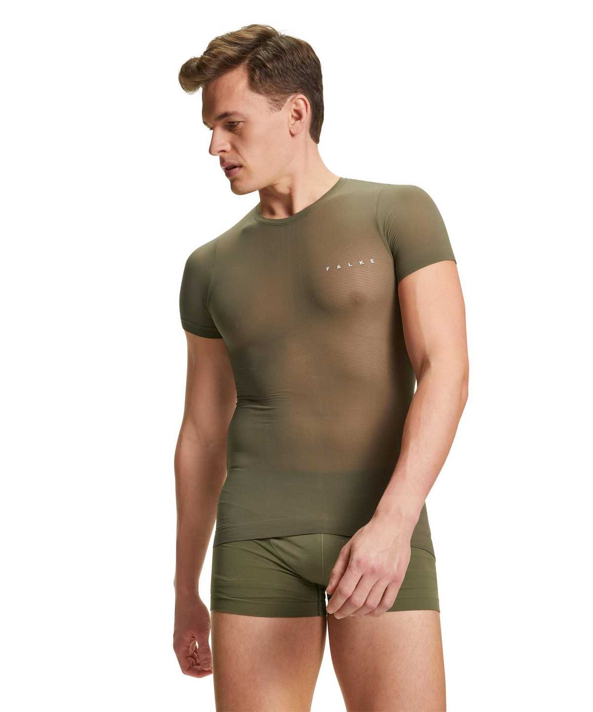 Functional Underwear Uomo Falke T-Shirt Ultralight Cool Verdi | EVGX10967