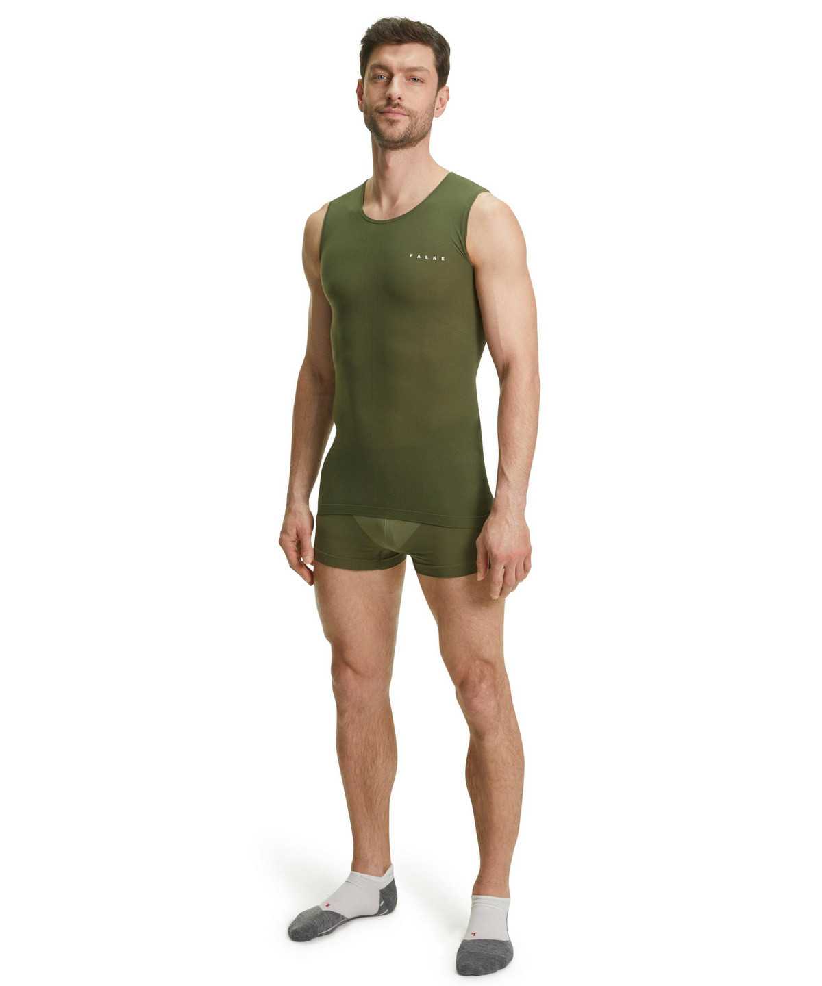 Functional Underwear Uomo Falke Top Ultralight Cool Verdi | PJNF89014