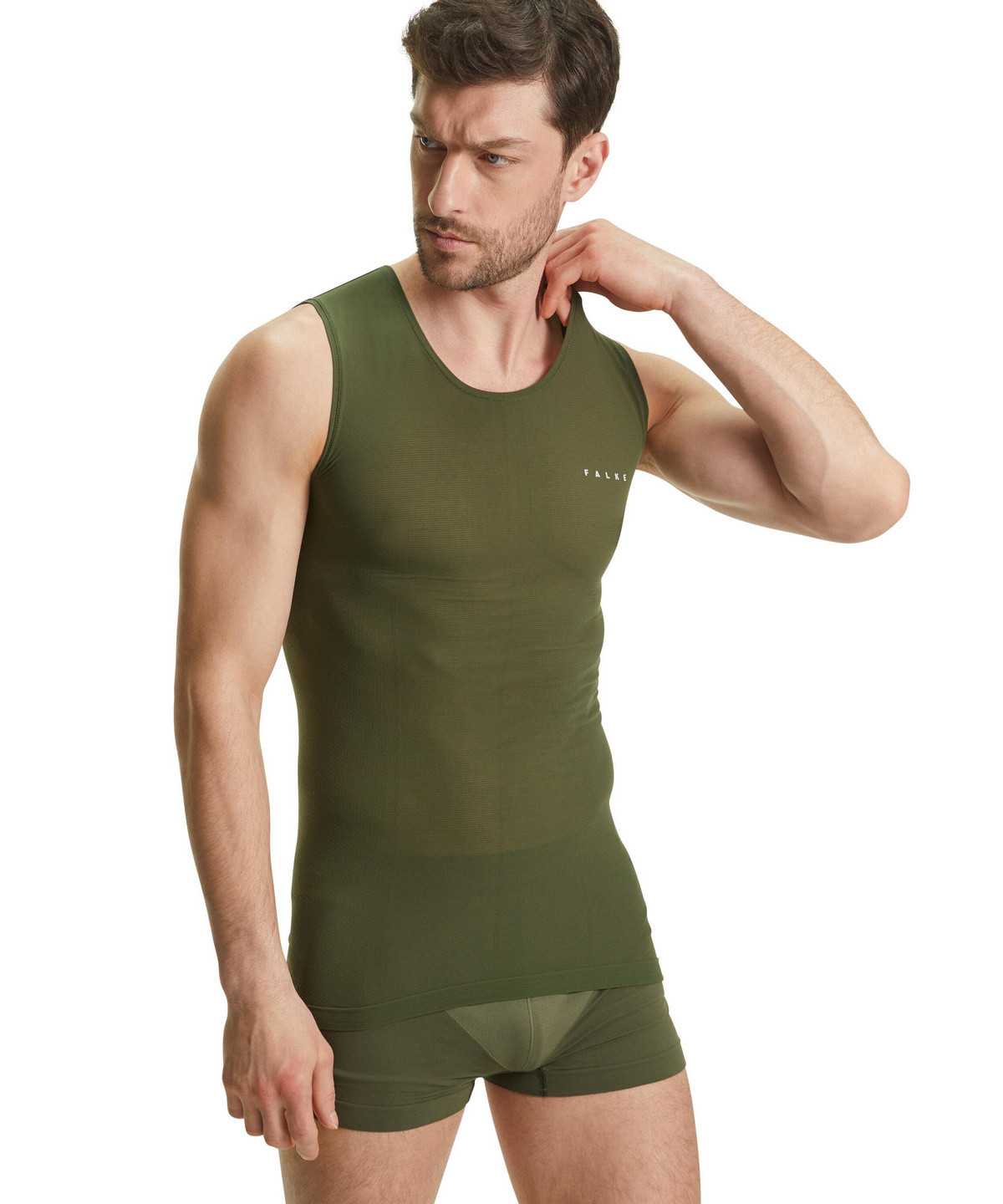 Functional Underwear Uomo Falke Top Ultralight Cool Verdi | PJNF89014