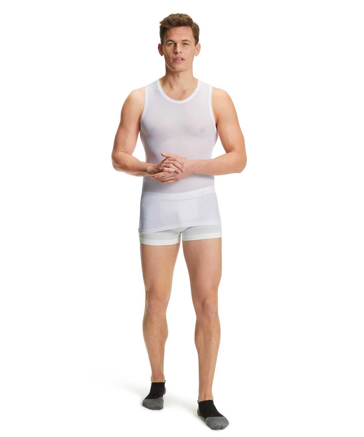 Functional Underwear Uomo Falke Top Ultralight Cool Bianche | HRDP48962