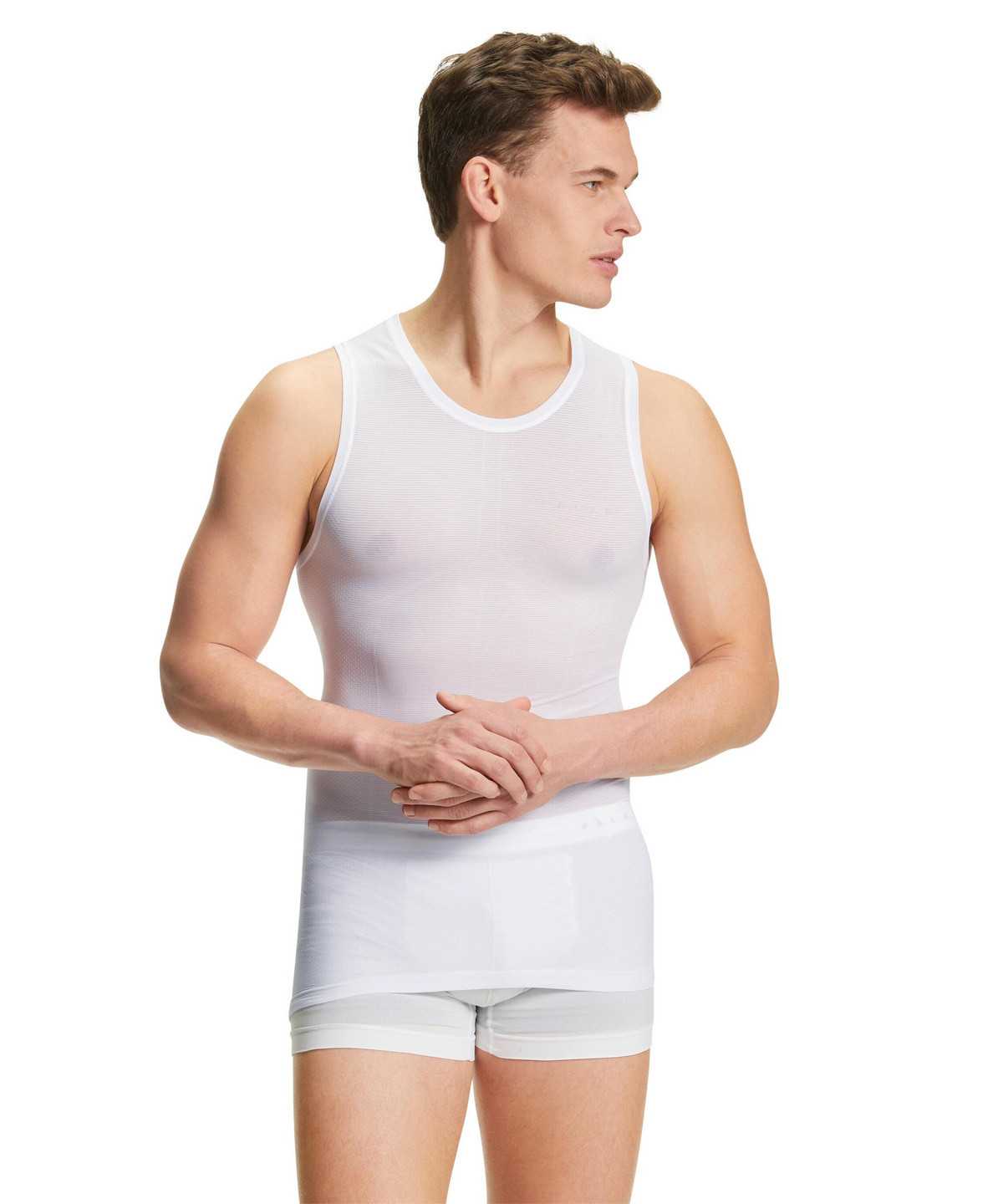 Functional Underwear Uomo Falke Top Ultralight Cool Bianche | HRDP48962