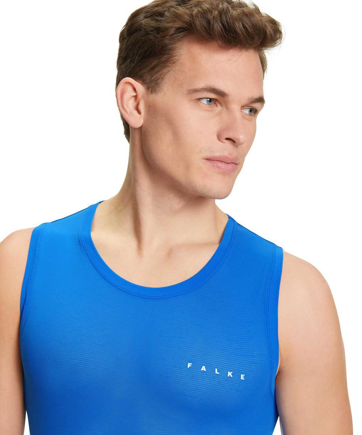 Functional Underwear Uomo Falke Top Ultralight Cool Blu | AQME97258