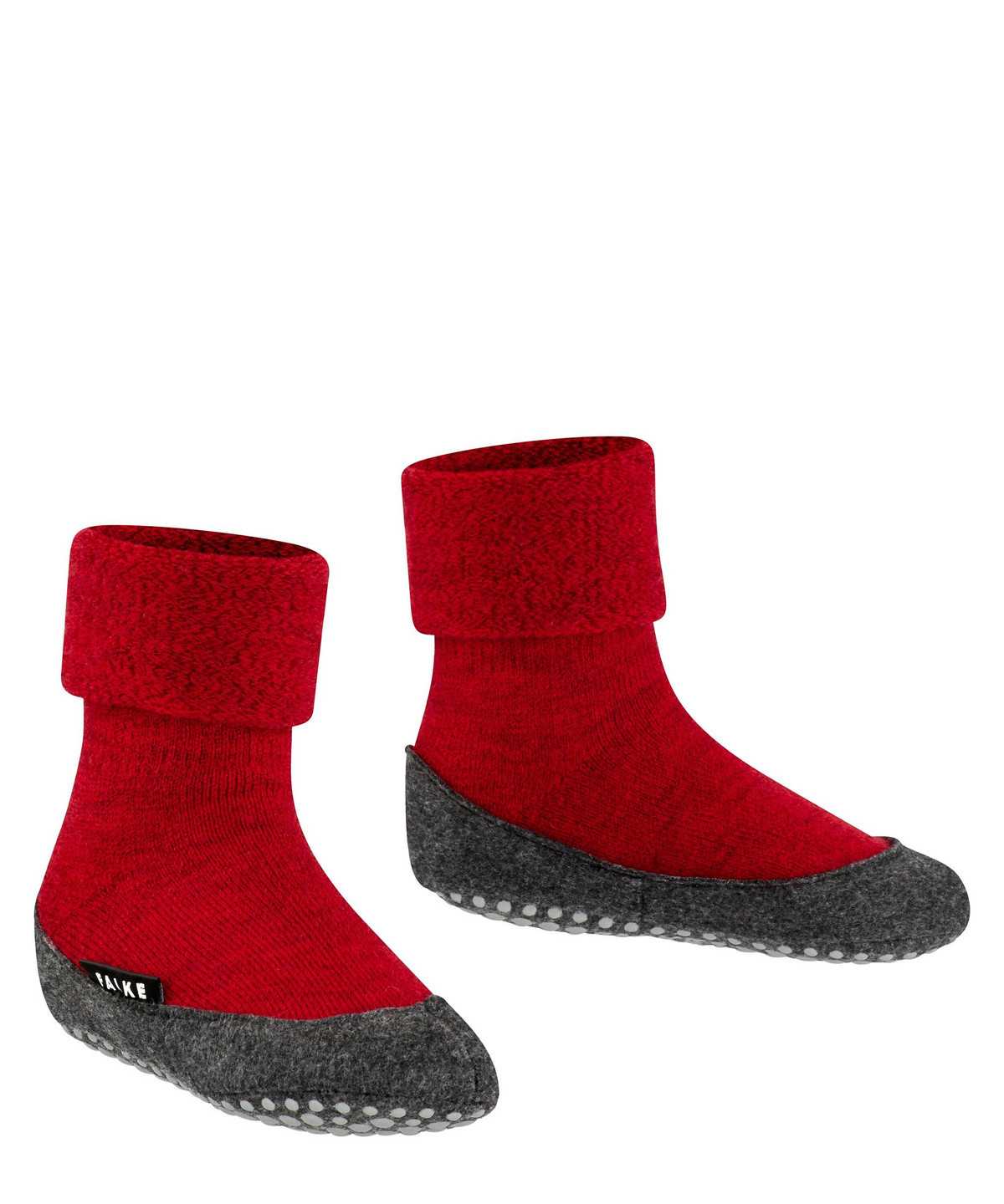 House Socks & Slippers Bambino Falke Cosyshoe Minis Slippers Rosse | PVUS56892