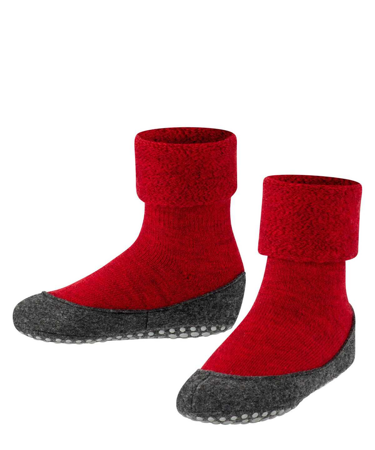 House Socks & Slippers Bambino Falke Cosyshoe Minis Slippers Rosse | PVUS56892