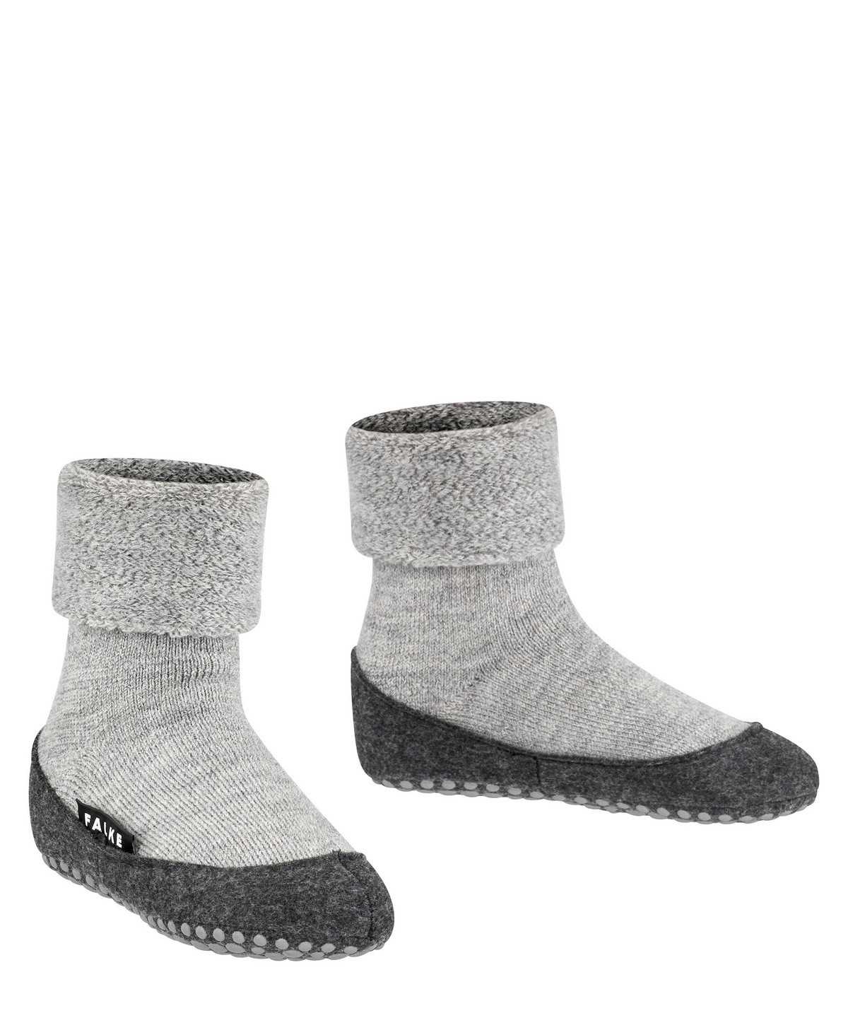 House Socks & Slippers Bambino Falke Cosyshoe Teens Slippers Grigie | DYXJ52139