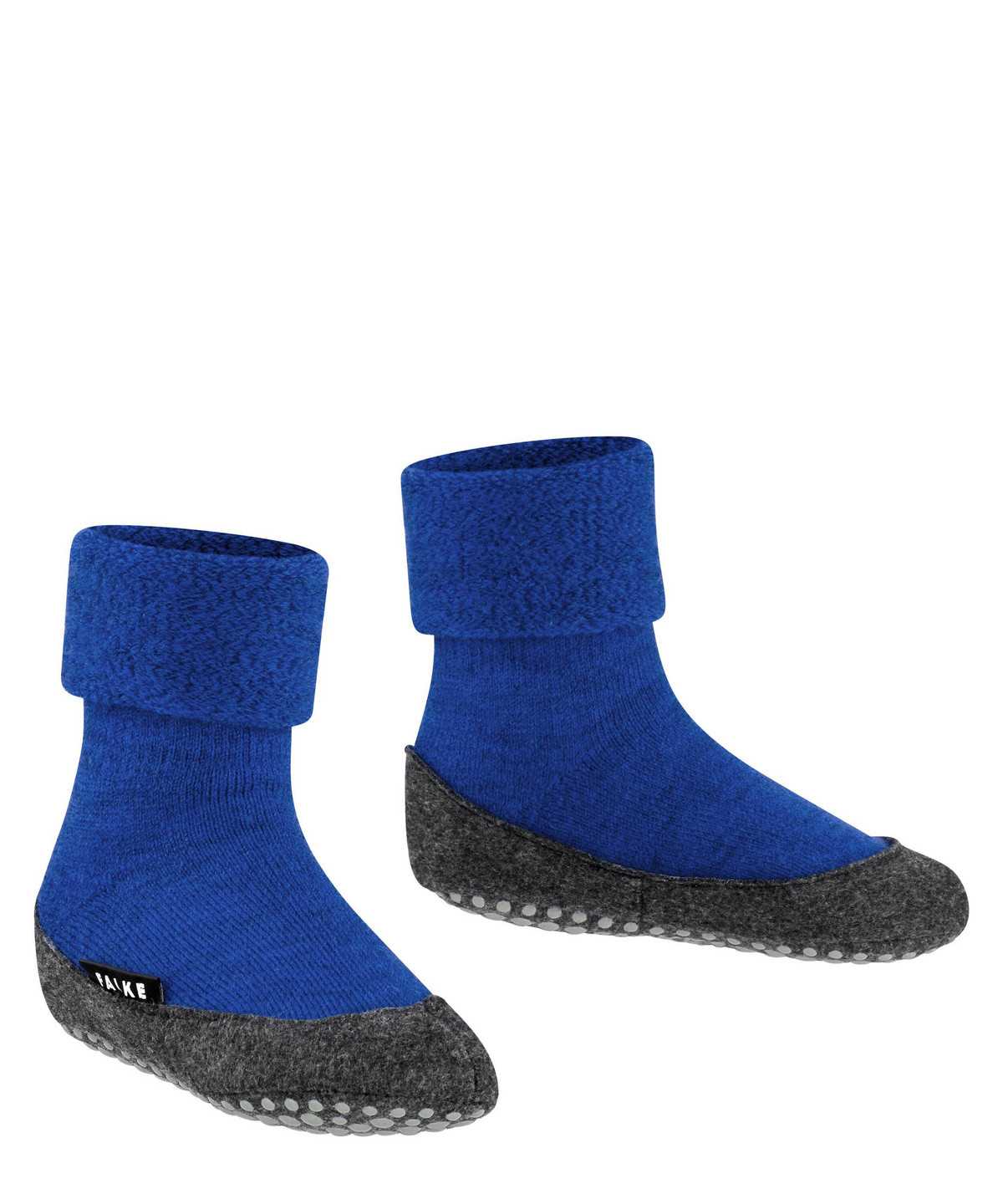 House Socks & Slippers Bambino Falke Cosyshoe Teens Slippers Blu | UKEJ93458