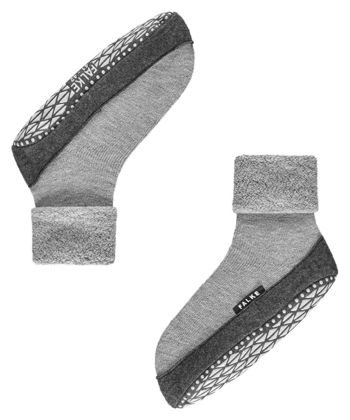 House Socks & Slippers Uomo Falke Cosyshoe Slippers Grigie | HFEB34719