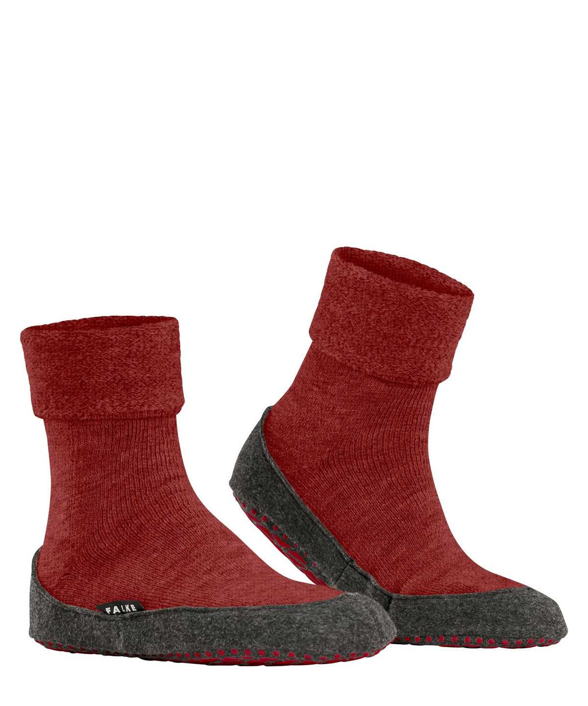 House Socks & Slippers Uomo Falke Cosyshoe Slippers Rosse | FYVA56873