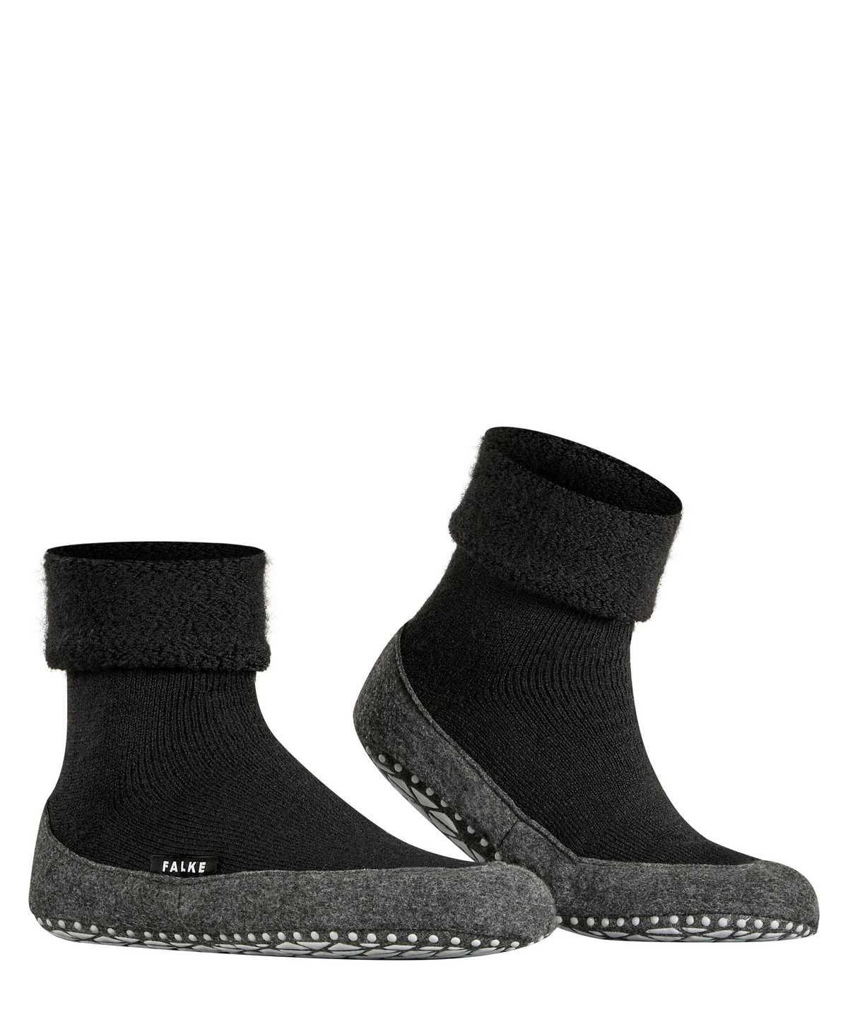 House Socks & Slippers Uomo Falke Cosyshoe Slippers Nere | OTZU13452