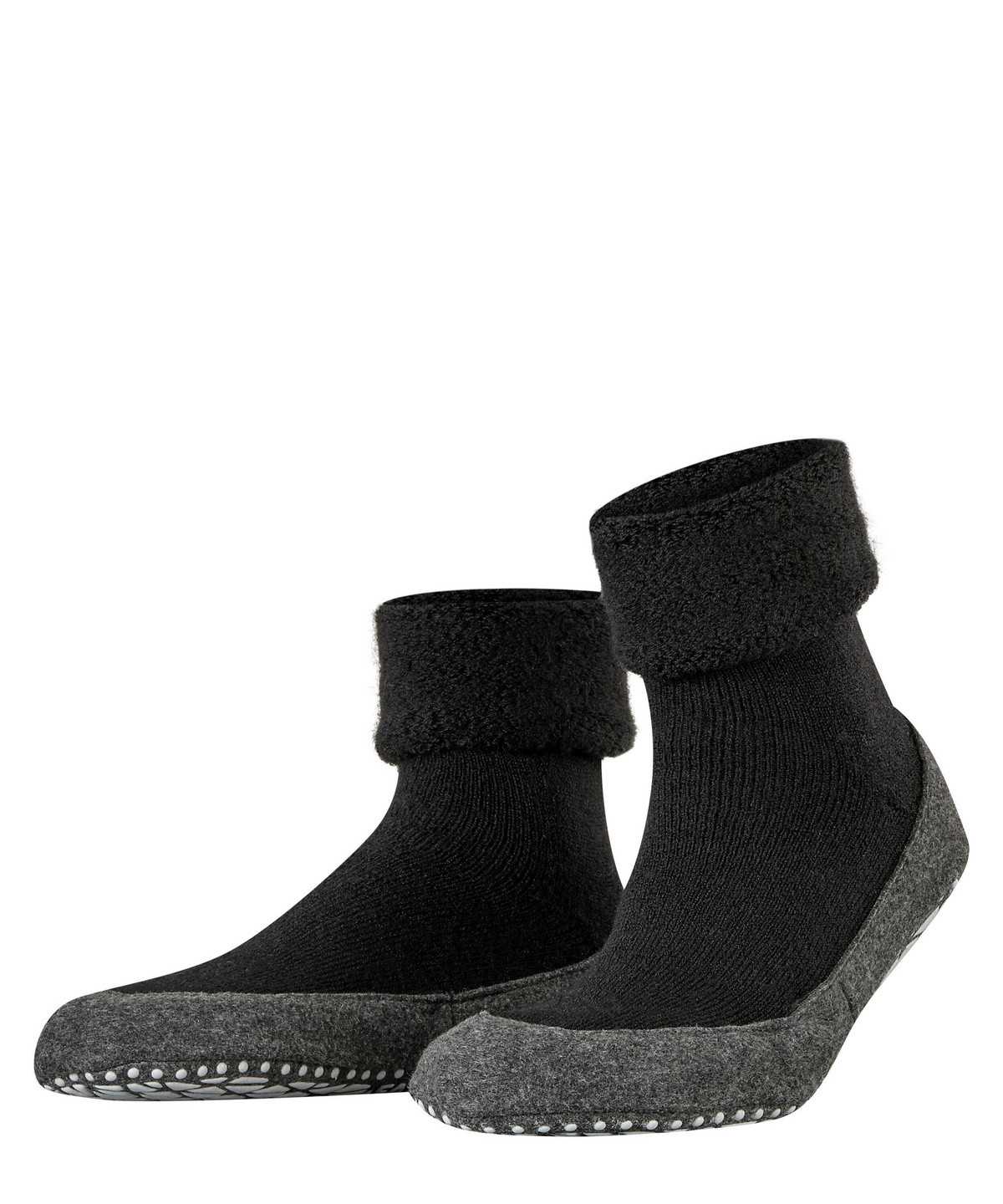 House Socks & Slippers Uomo Falke Cosyshoe Slippers Nere | OTZU13452