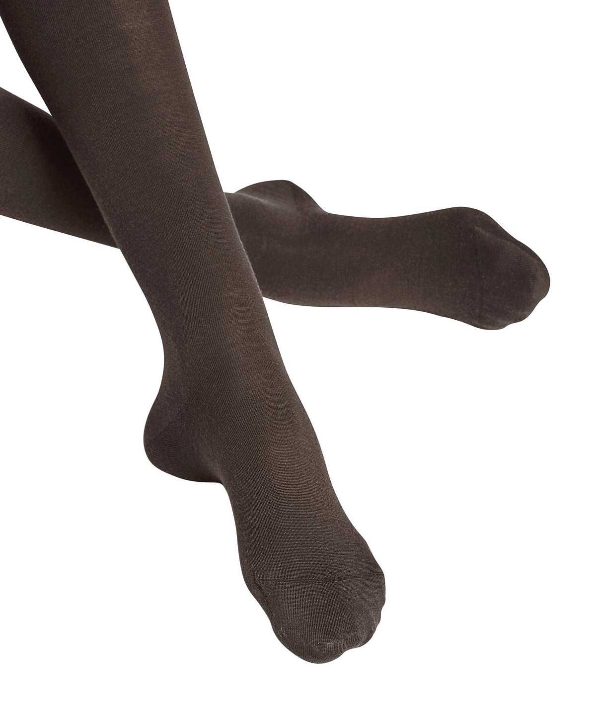 Knee high Socks Donna Falke Softmerino Overknees Marroni | RNTV43208