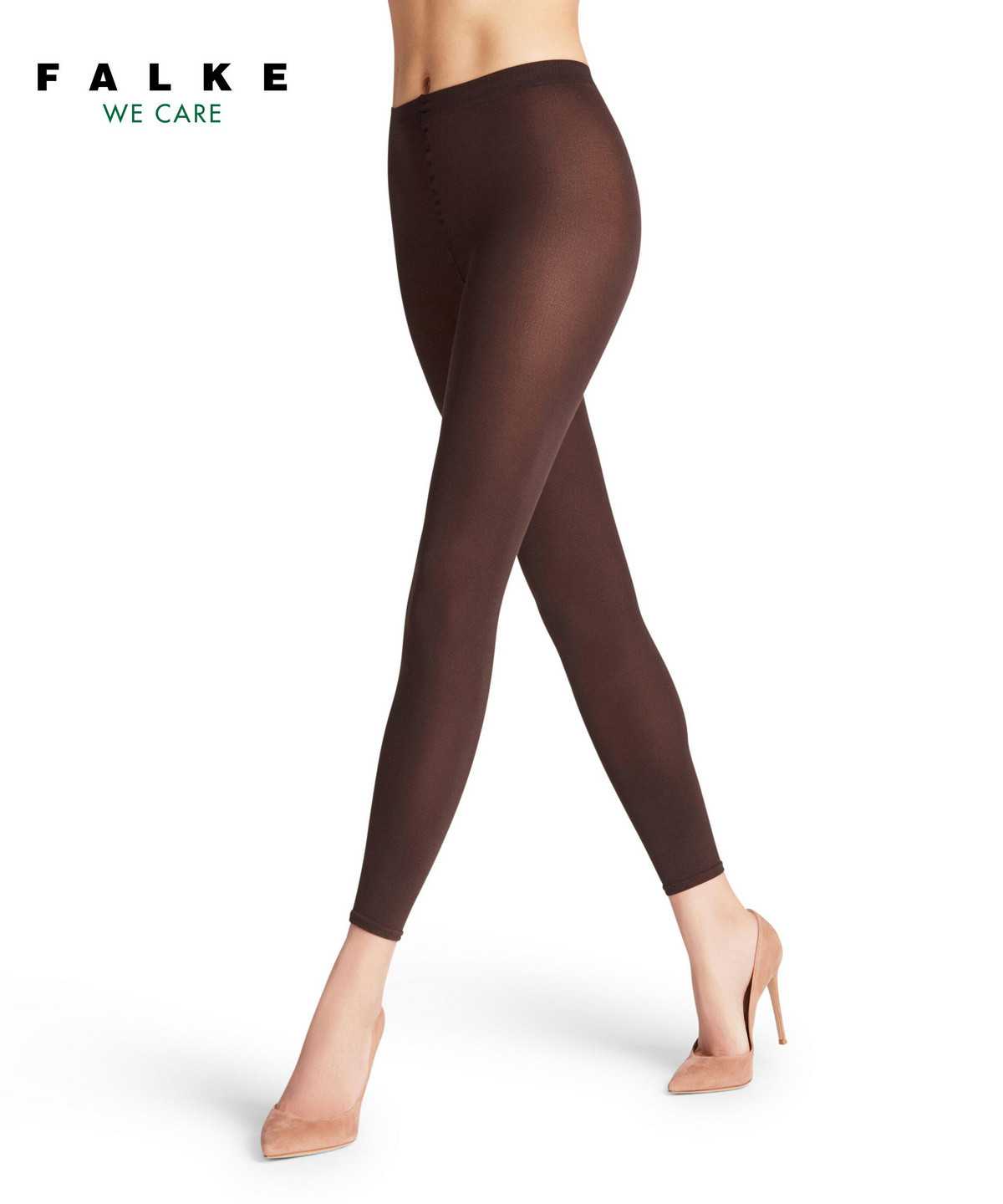 Leggings Donna Falke Cotton Touch Leggings Marroni | WOTX61983