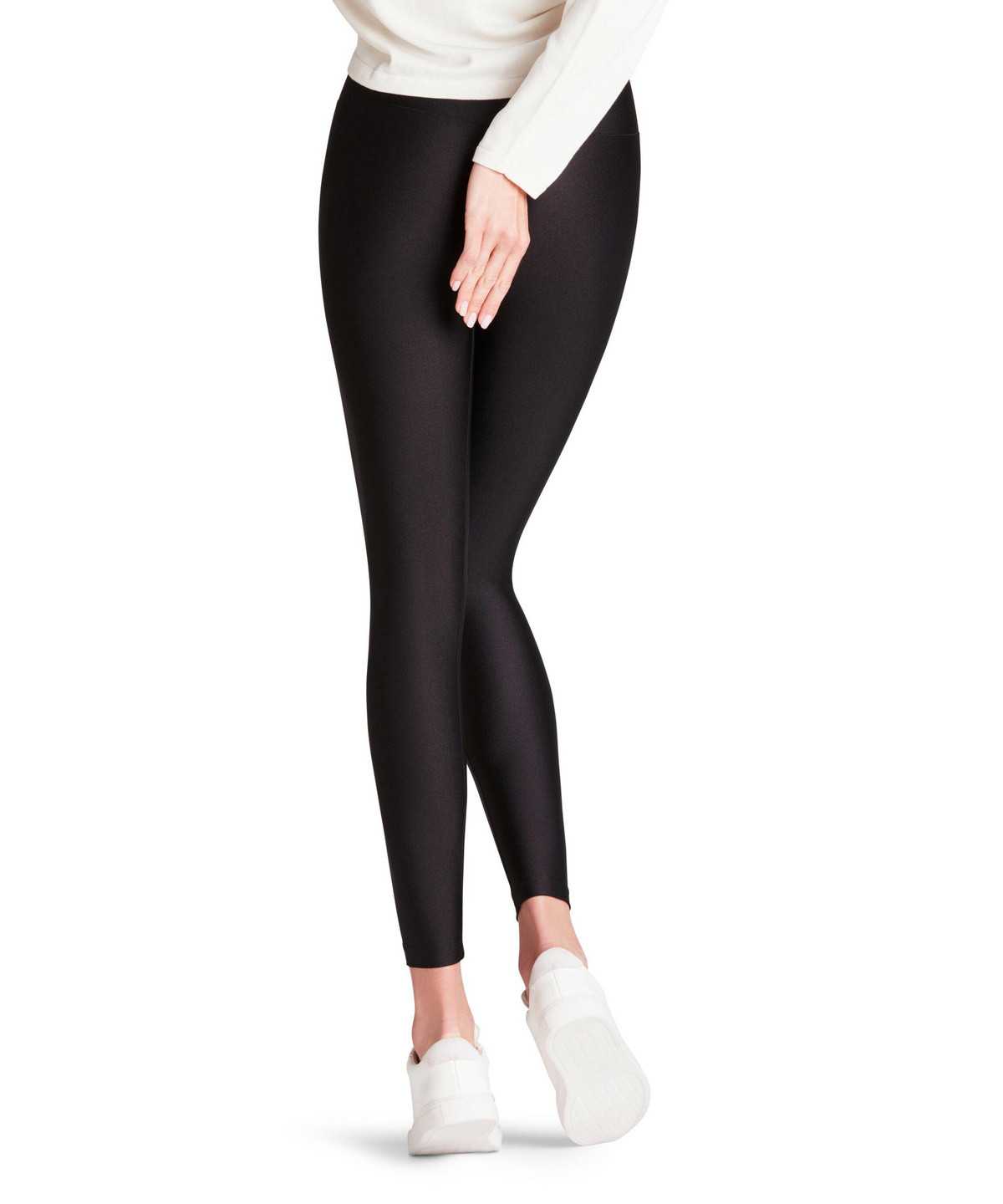 Leggings Donna Falke Elegant Shine Leggings Nere | KONR04718