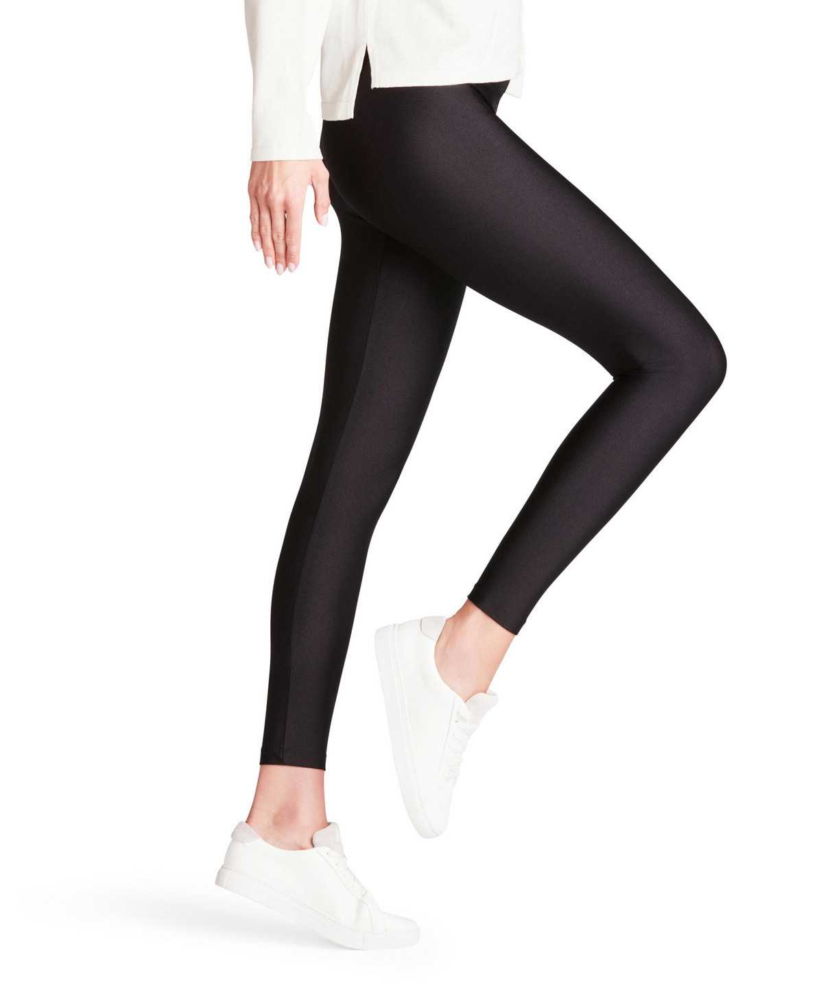 Leggings Donna Falke Elegant Shine Leggings Nere | KONR04718