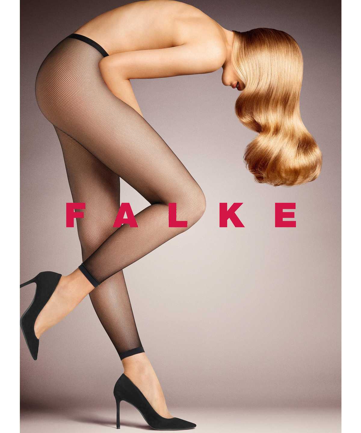 Leggings Donna Falke Net Leggings Nere | KYUO41563