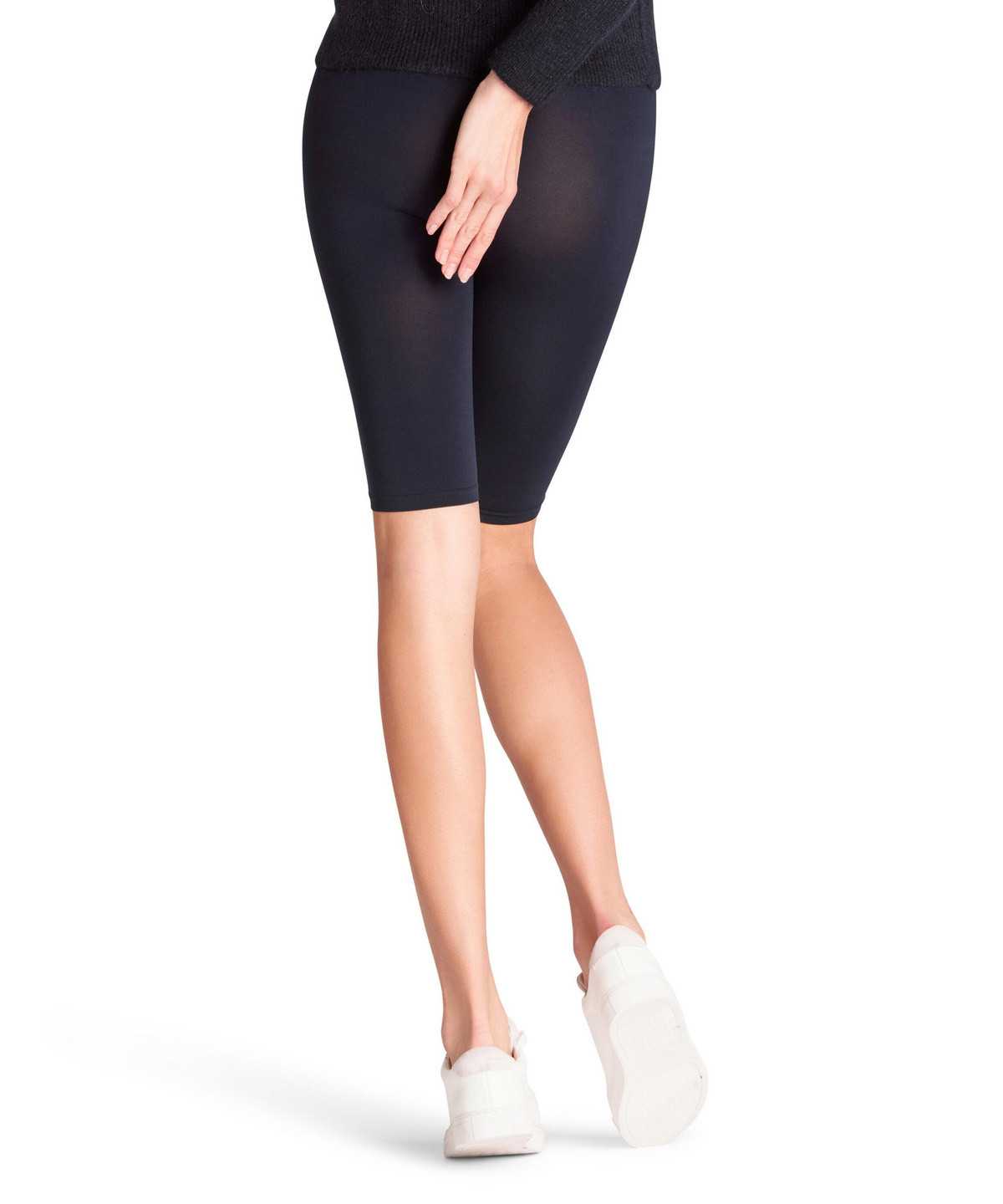 Leggings & Capri Donna Falke Bike 130 DEN Panty Blu | KWVY87309